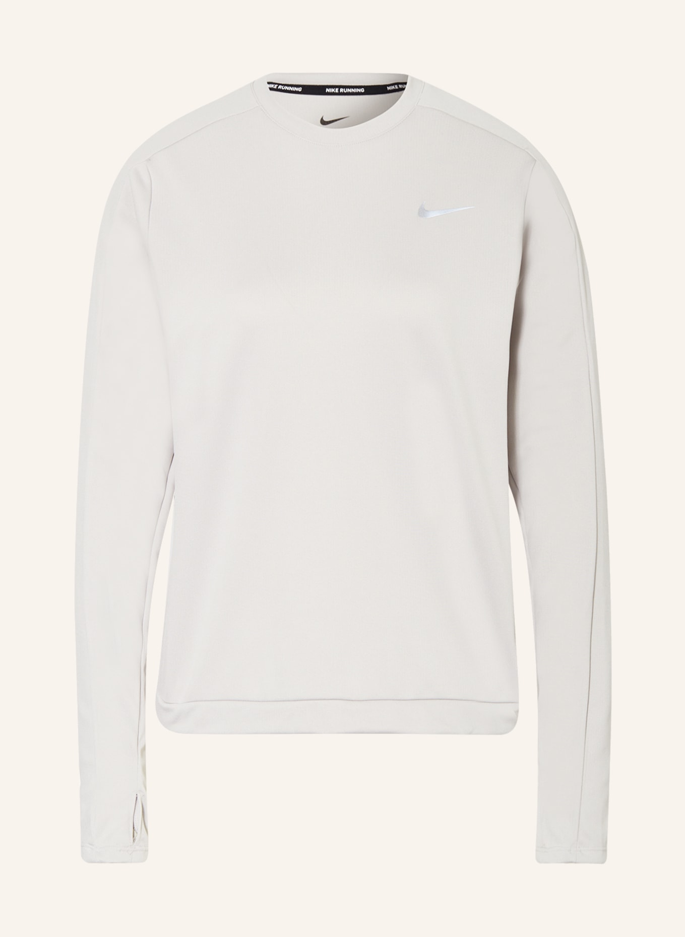 Nike Koszulka do biegania DRI-FIT, Kolor: JASNOCZARY (Obrazek 1)