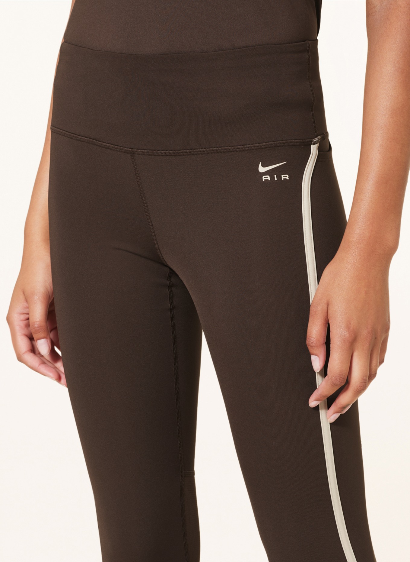 Nike Running tights FAST, Color: DARK BROWN/ LIGHT BROWN (Image 5)