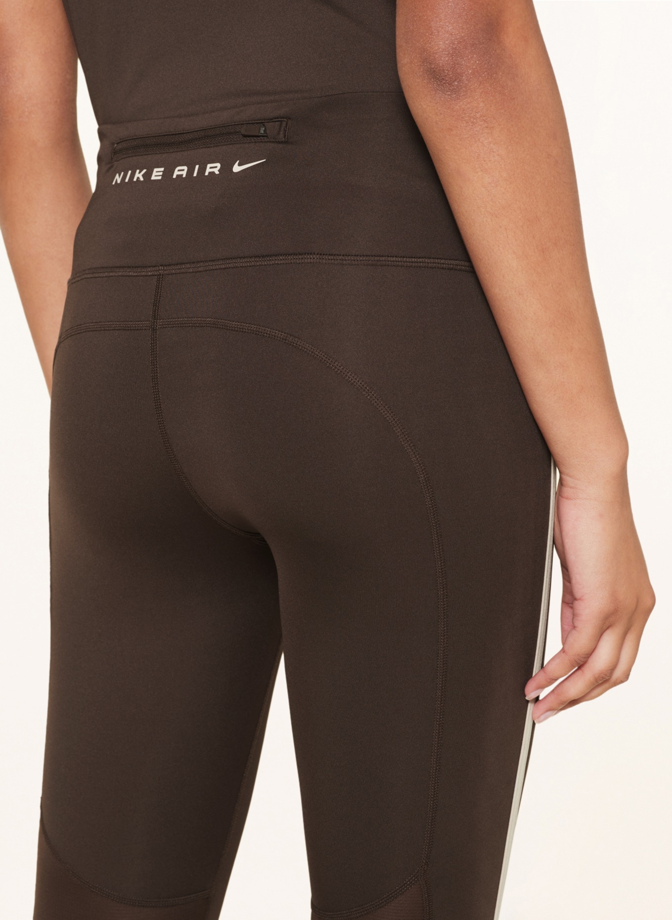 Nike Running tights FAST, Color: DARK BROWN/ LIGHT BROWN (Image 6)