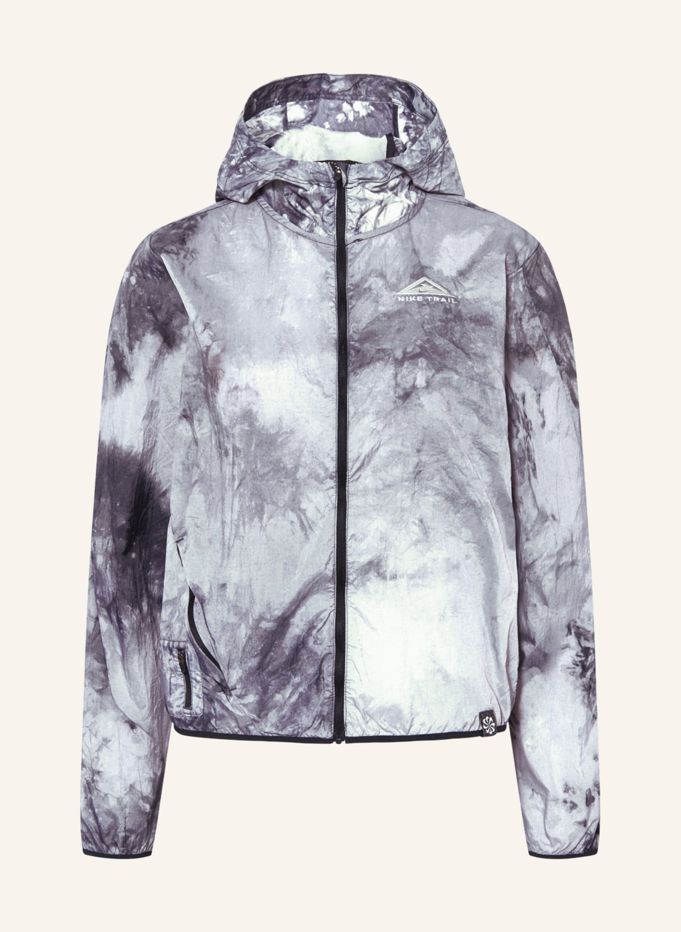 Nike Running jacket REPEL, Color: BLACK/ GRAY/ DARK GRAY (Image 1)