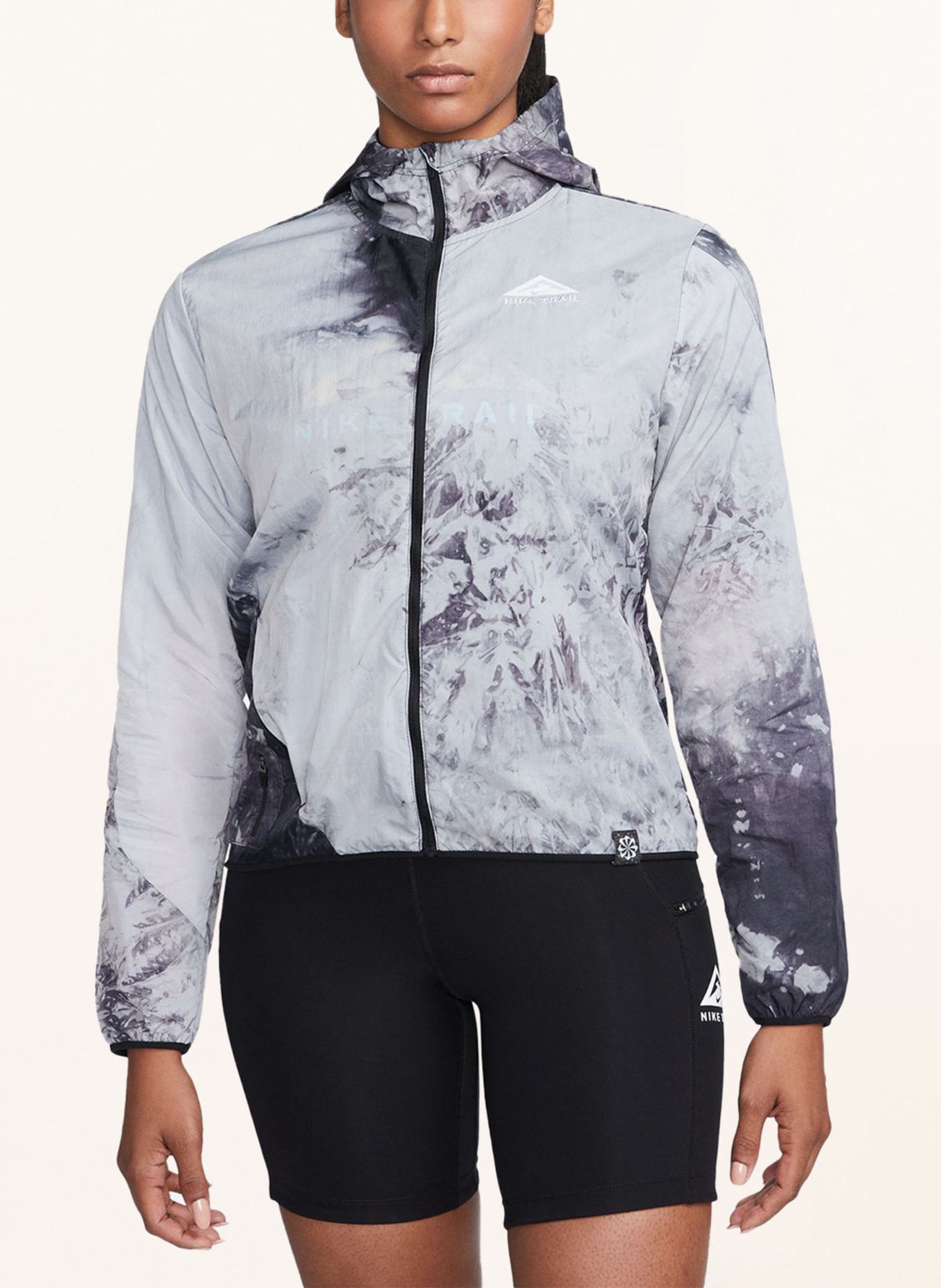 Nike Running jacket REPEL, Color: BLACK/ GRAY/ DARK GRAY (Image 2)