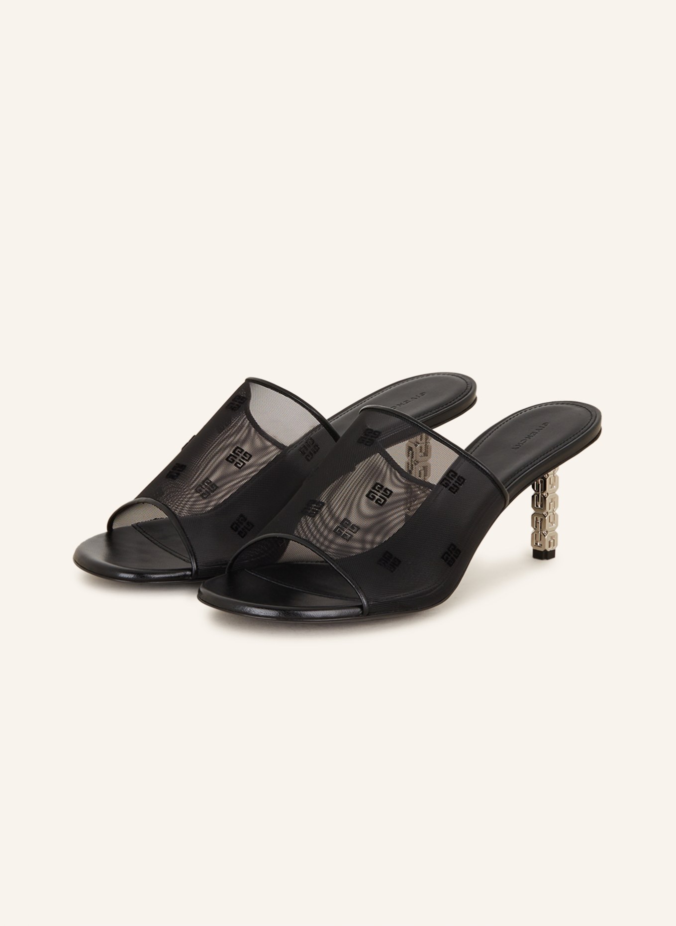 GIVENCHY Mules G CUBE, Color: BLACK (Image 1)