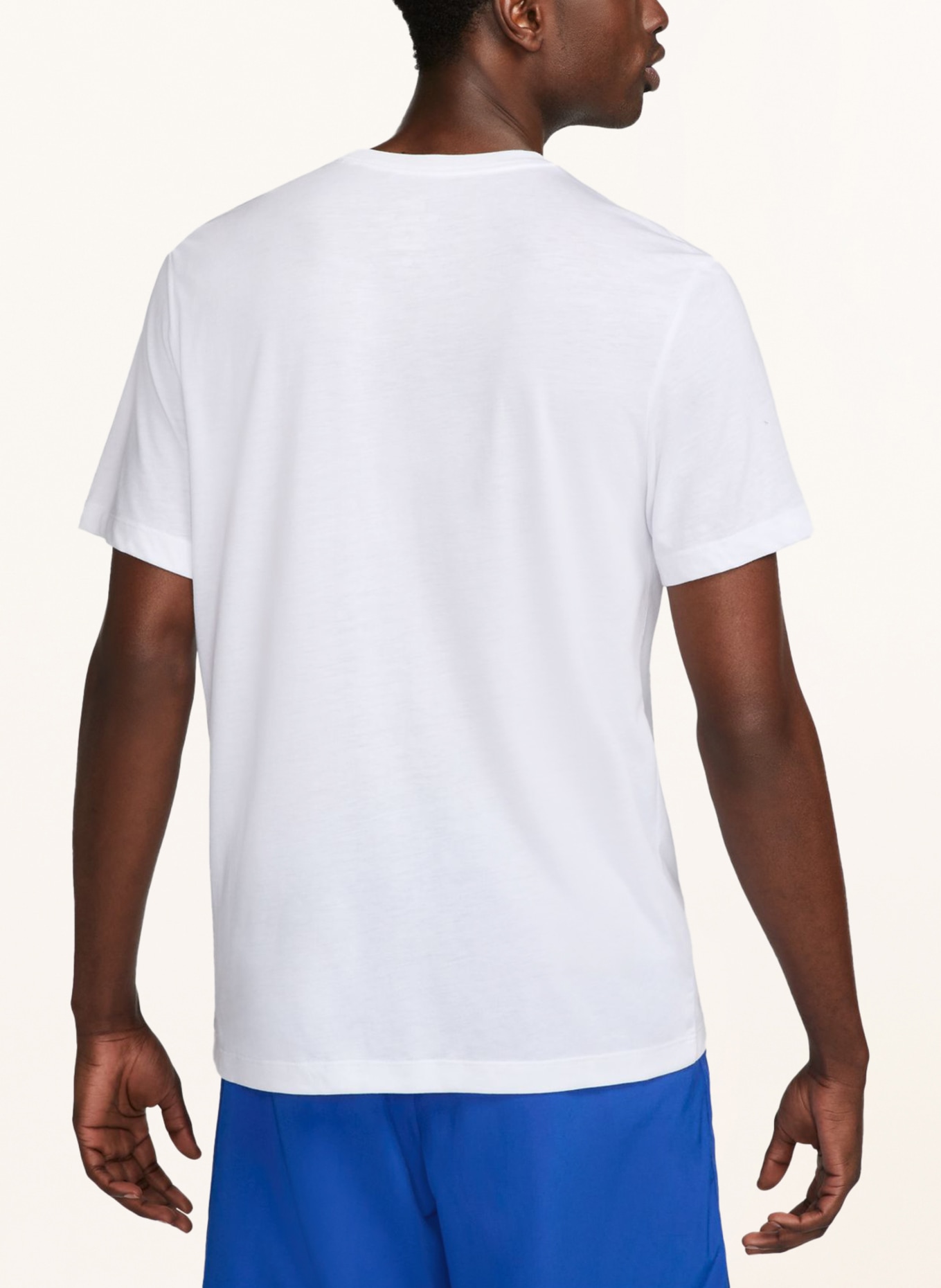 Nike T-Shirt PRO DRI-FIT, Kolor: BIAŁY/ NIEBIESKI/ LILA (Obrazek 3)