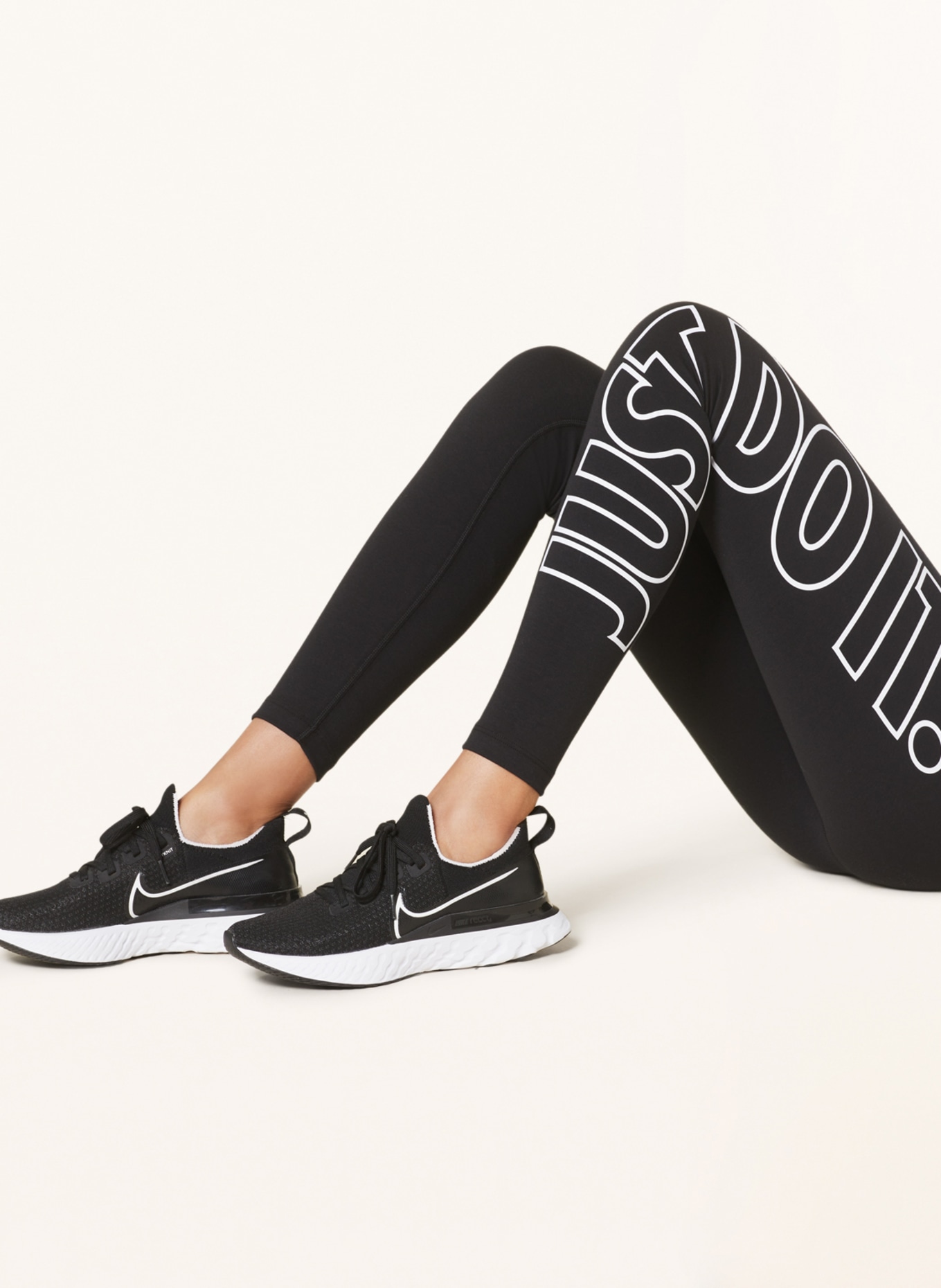 Nike Leggings SPORTSWEAR CLASSICS, Color: BLACK/ WHITE (Image 5)