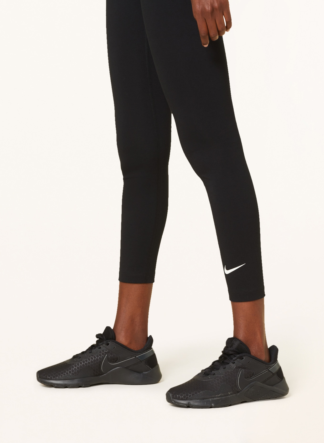 Nike, One 7/8 Leggings - Black/White