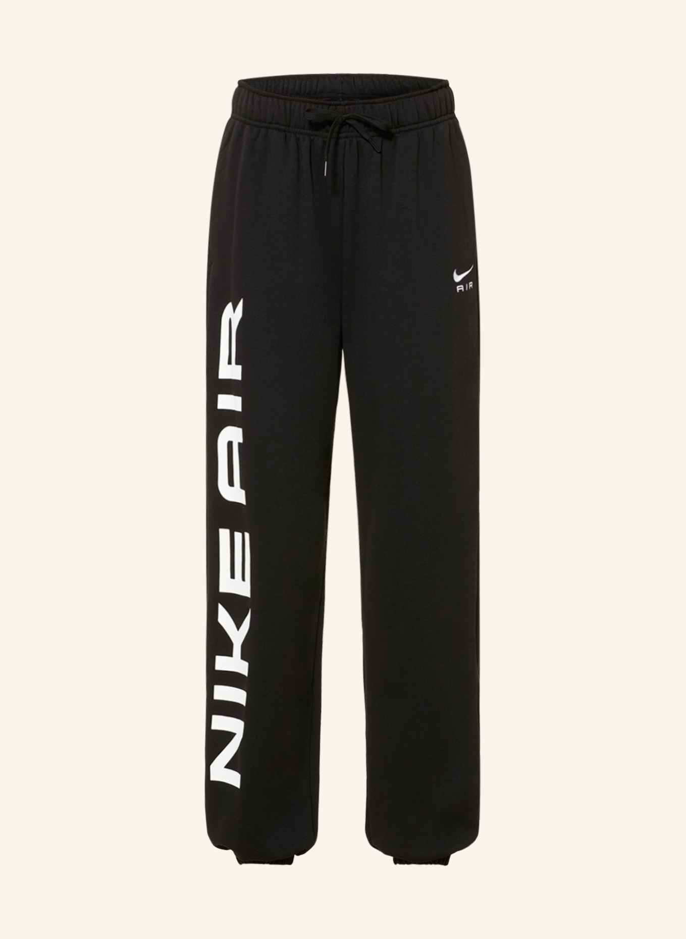 Nike Spodnie dresowe oversize SPORTSWEAR AIR, Kolor: CZARNY/ BIAŁY (Obrazek 1)