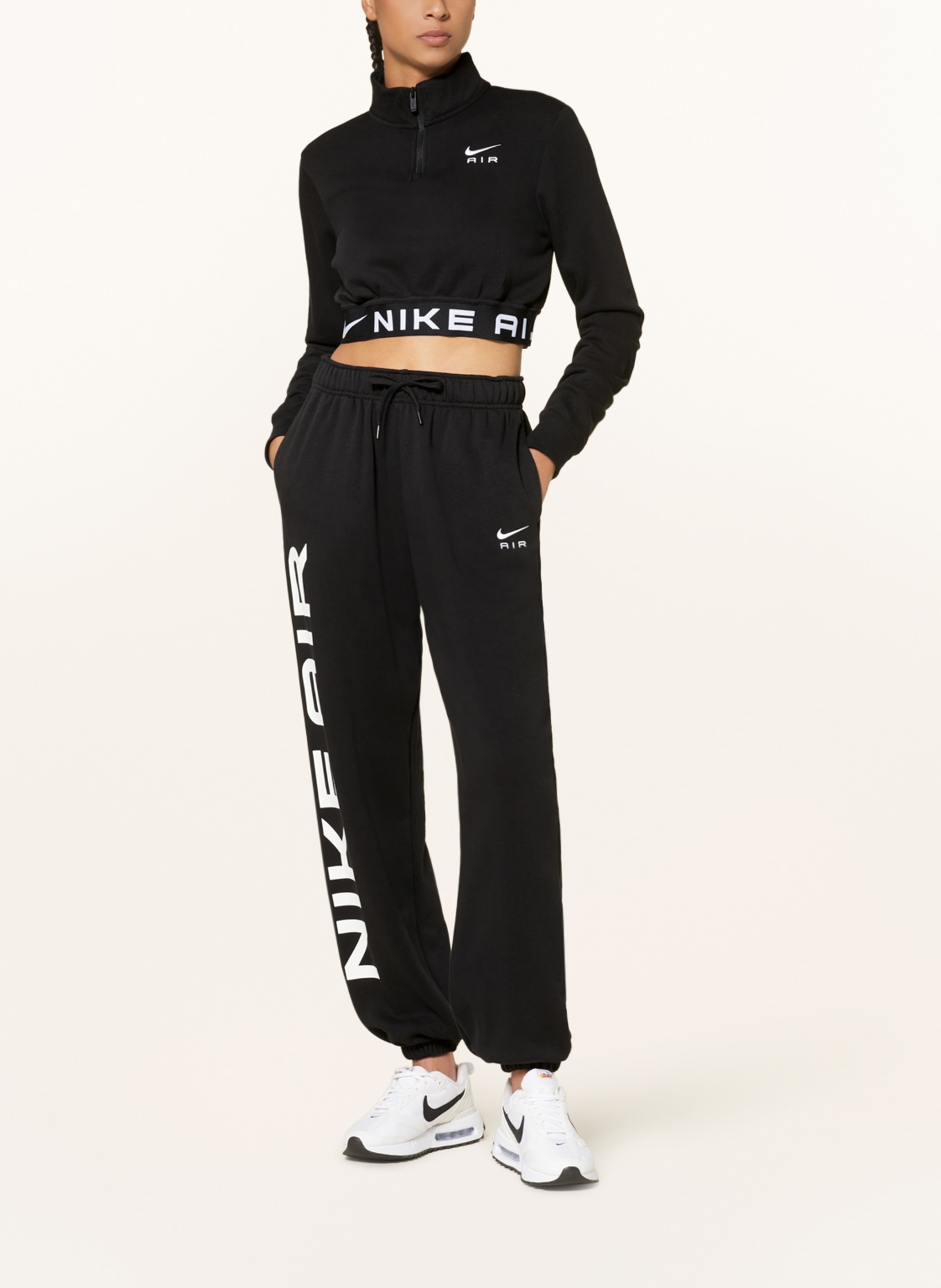 Nike Oversized sweatpants SPORTSWEAR AIR, Color: BLACK/ WHITE (Image 2)
