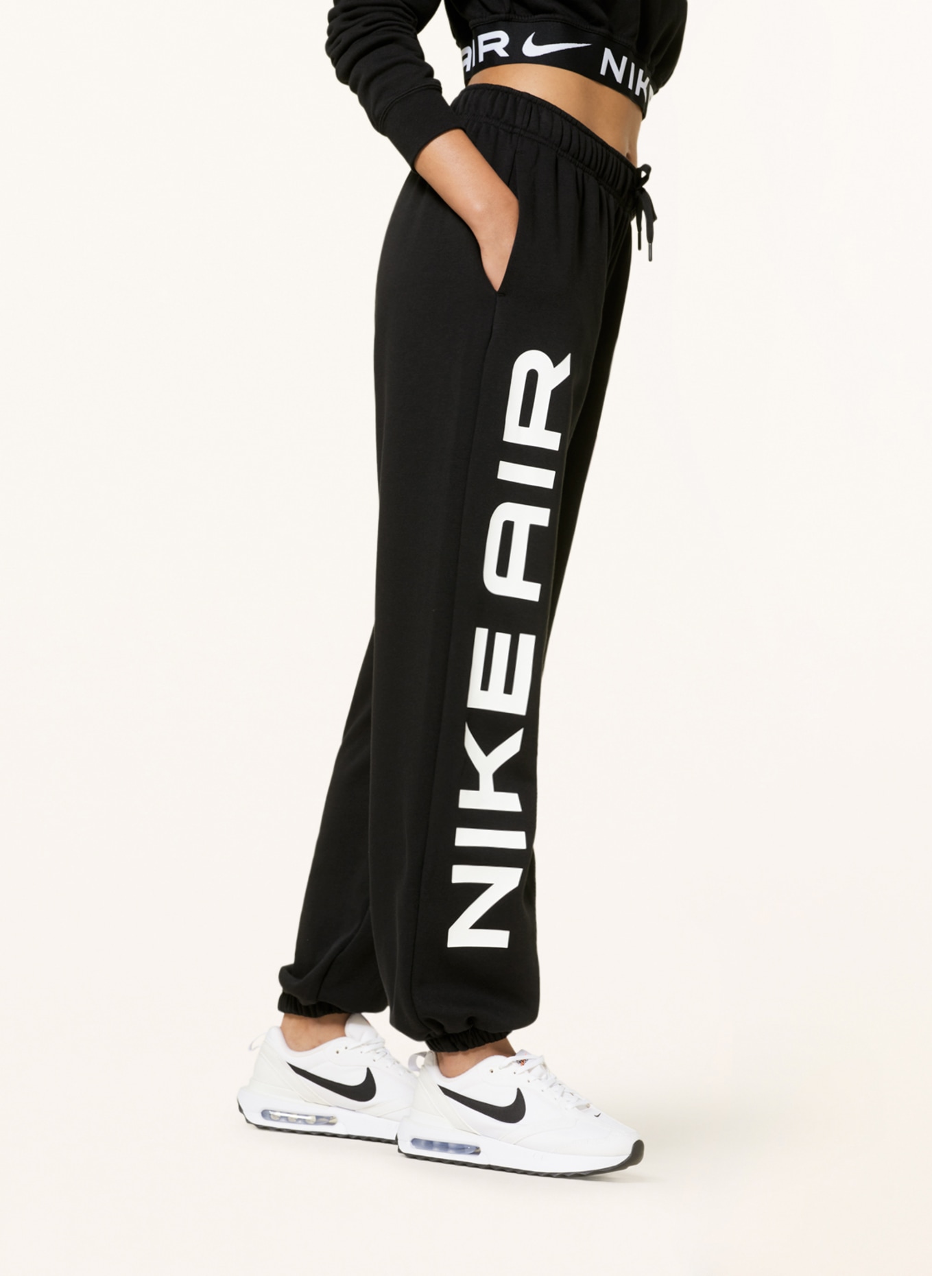 Nike Oversized sweatpants SPORTSWEAR AIR, Color: BLACK/ WHITE (Image 5)