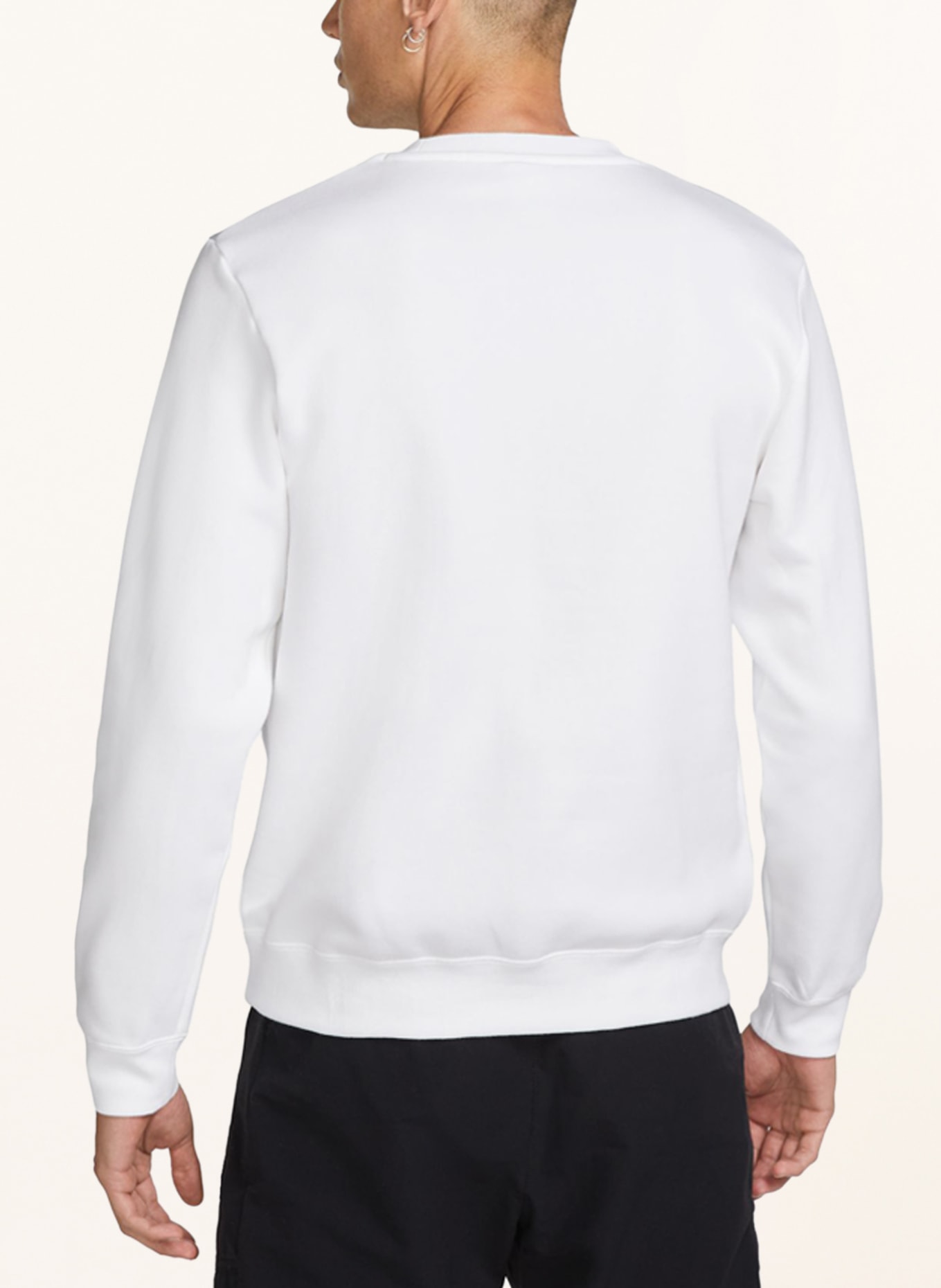 Nike Sweatshirt, Color: WHITE/ DARK GRAY (Image 3)