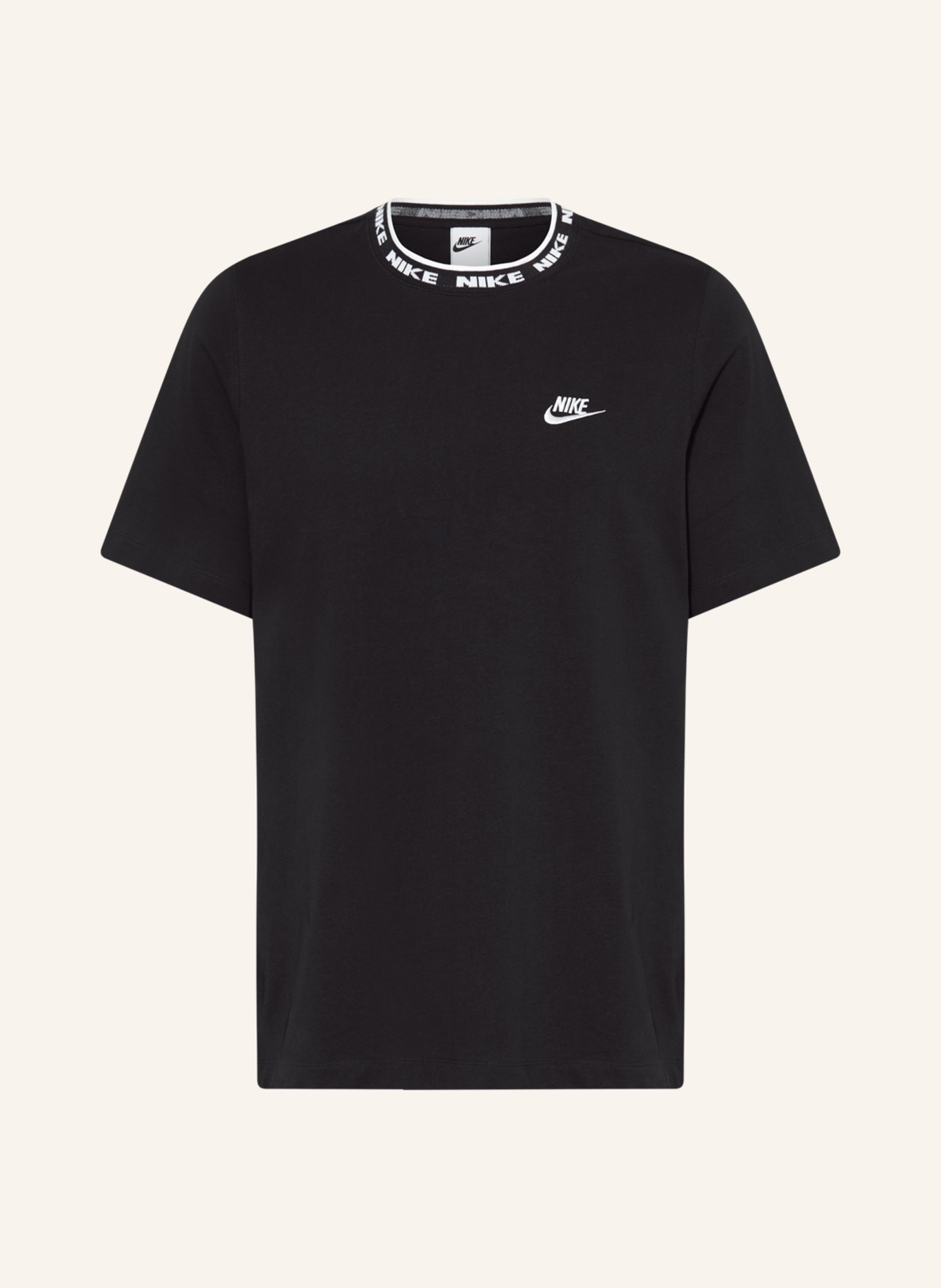 Nike T-Shirt SPORTSWEAR CLUB, Farbe: SCHWARZ/ WEISS (Bild 1)
