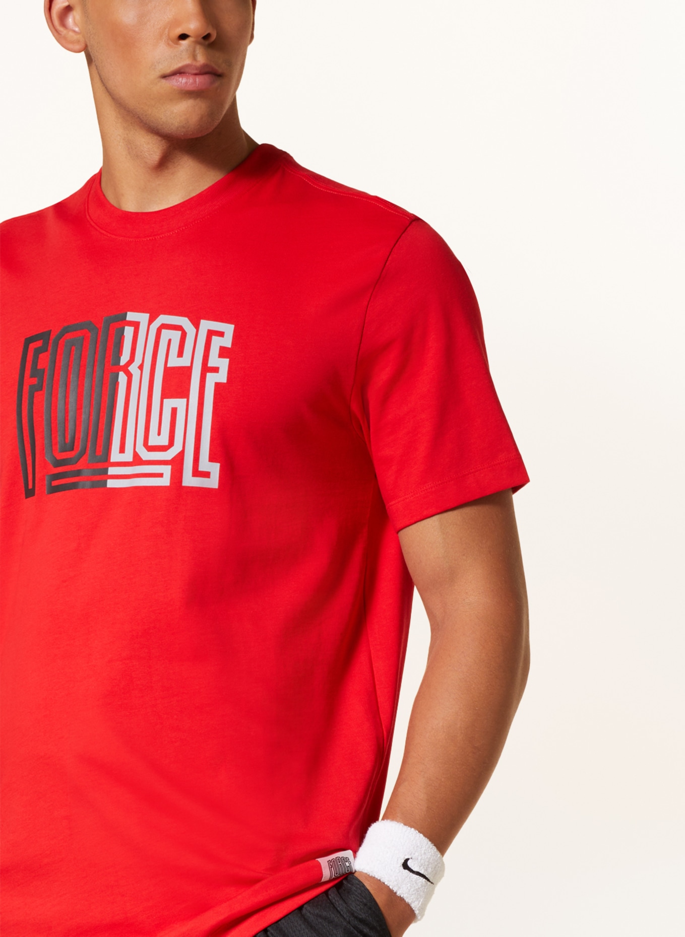 Nike T-shirt, Color: RED (Image 4)