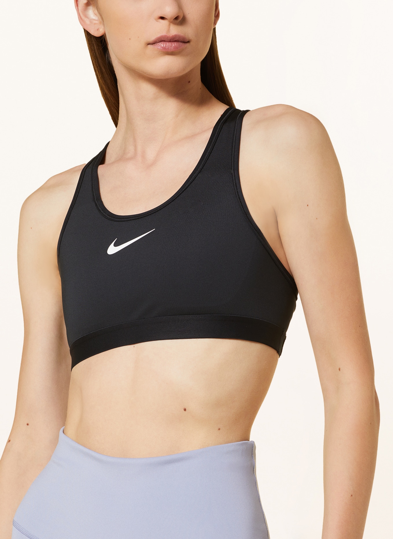 Nike Sports bra SWOOSH with mesh, Color: BLACK/ GRAY (Image 4)