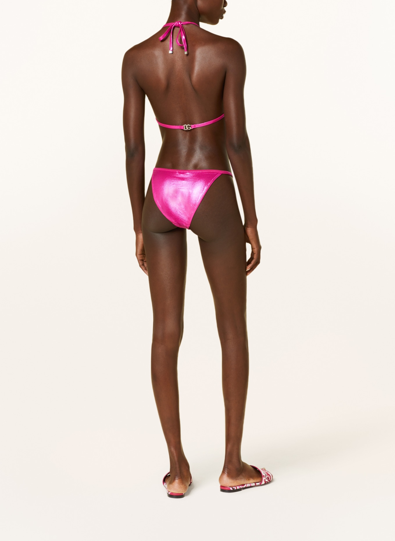 DOLCE & GABBANA Triangel-Bikini, Farbe: FUCHSIA/ HELLROSA/ DUNKELLILA (Bild 3)