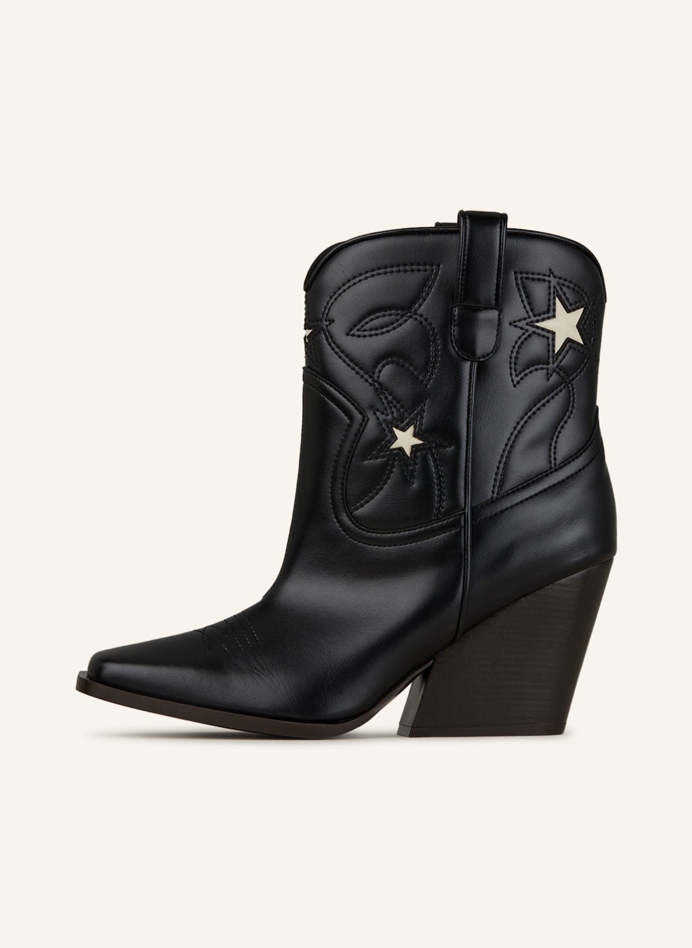 STELLA McCARTNEY Cowboy boots, Color: BLACK/ WHITE (Image 4)