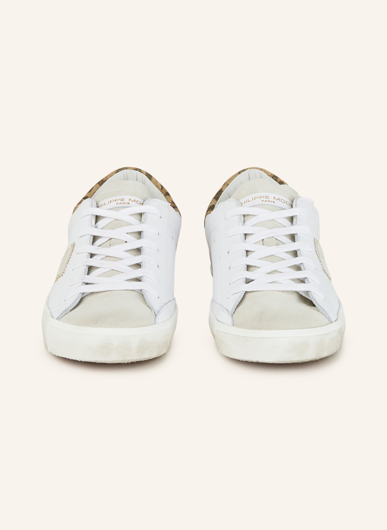 PHILIPPE MODEL Sneakers PRSX, Color: WHITE/ LIGHT BROWN (Image 3)