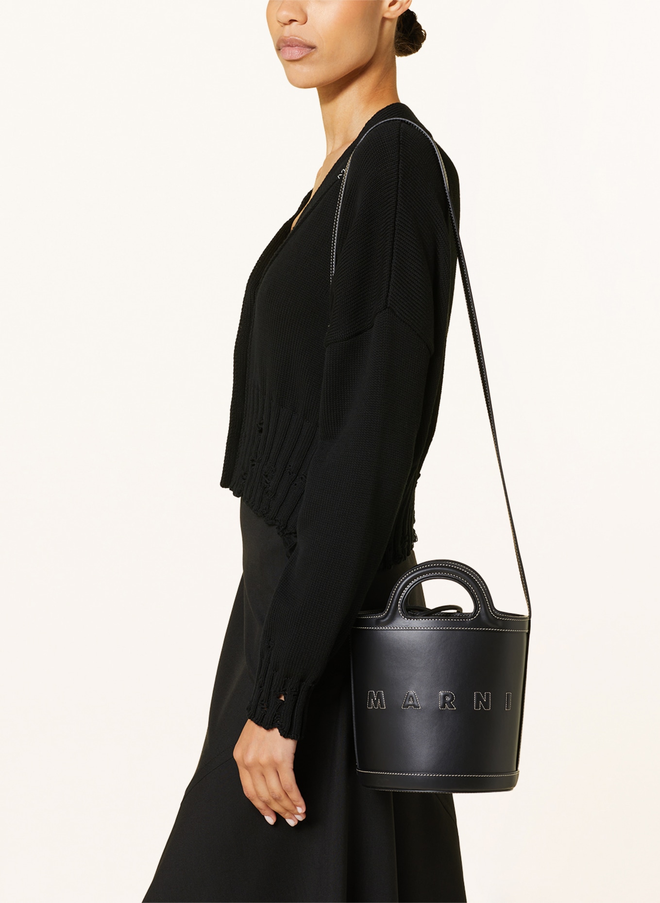 MARNI Handbag TROPICALIA MINI, Color: BLACK (Image 4)