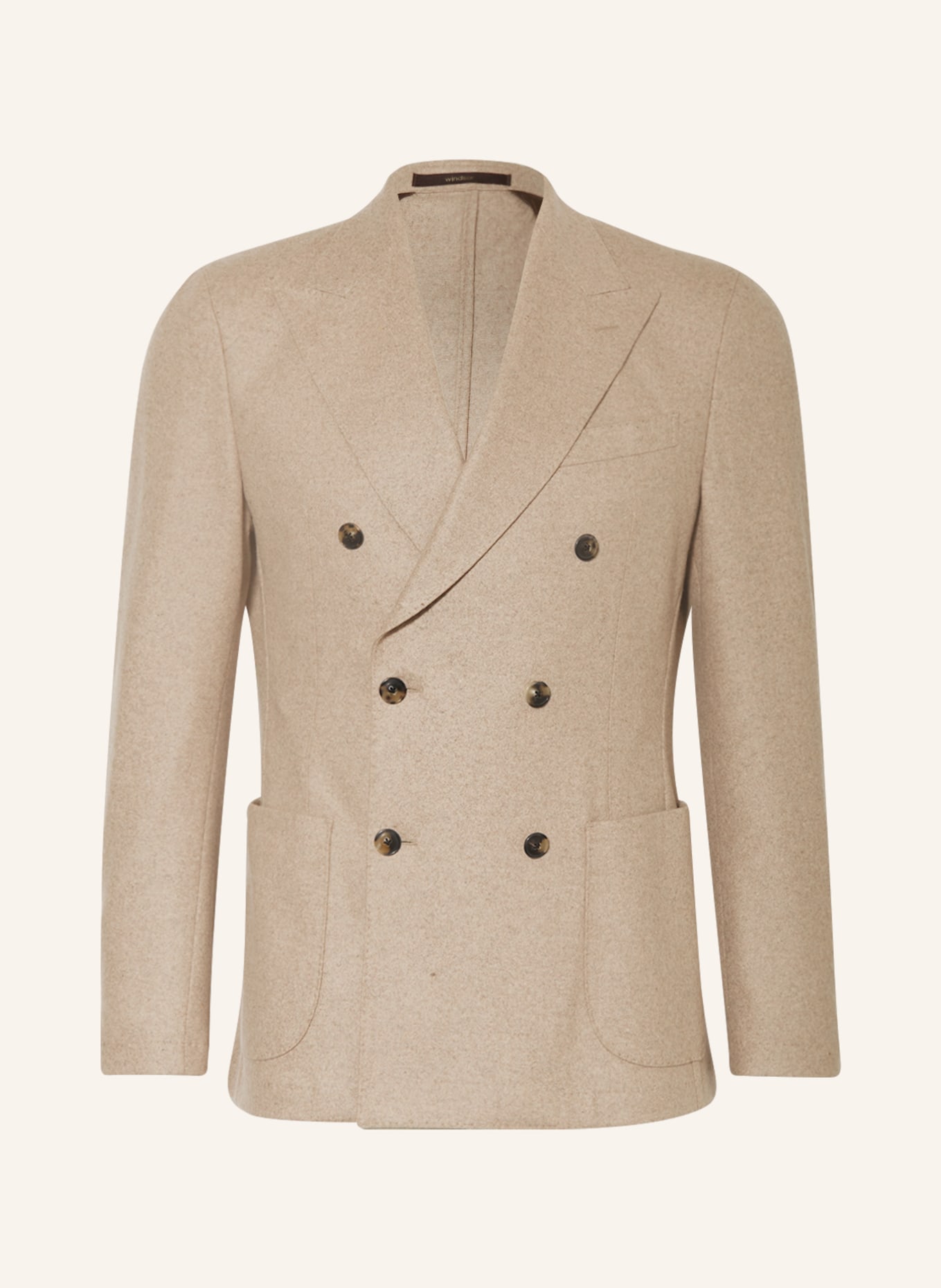 windsor. Cashmere tailored Jacket SATINO slim fit, Color: BEIGE (Image 1)