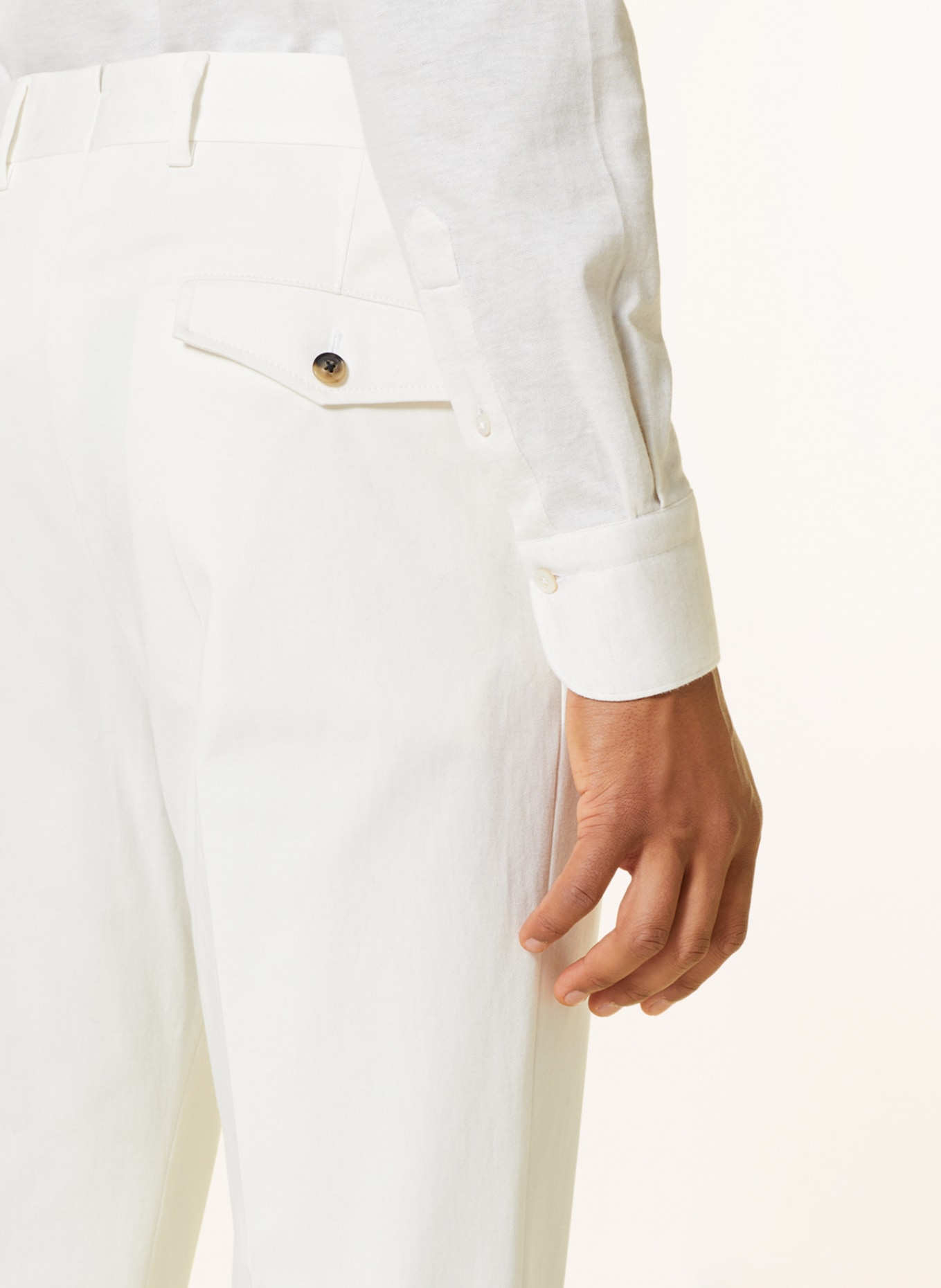 windsor. Chinos SERPO shaped fit, Color: WHITE (Image 6)