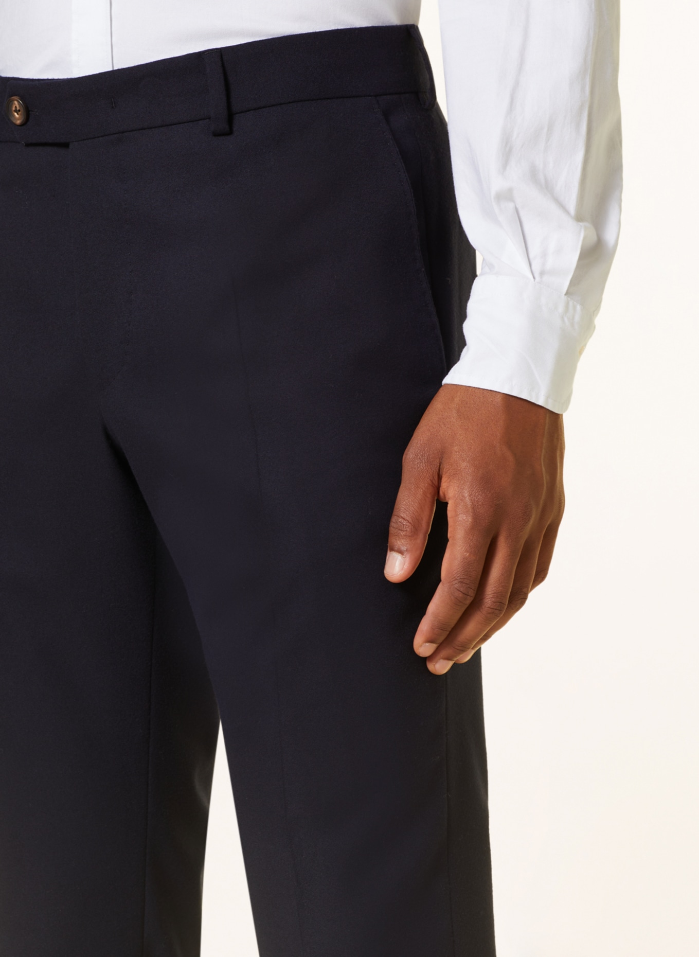 windsor. Spodnie garniturowe SANTIOS slim fit, Kolor: 401 Dark Blue                  401 (Obrazek 6)
