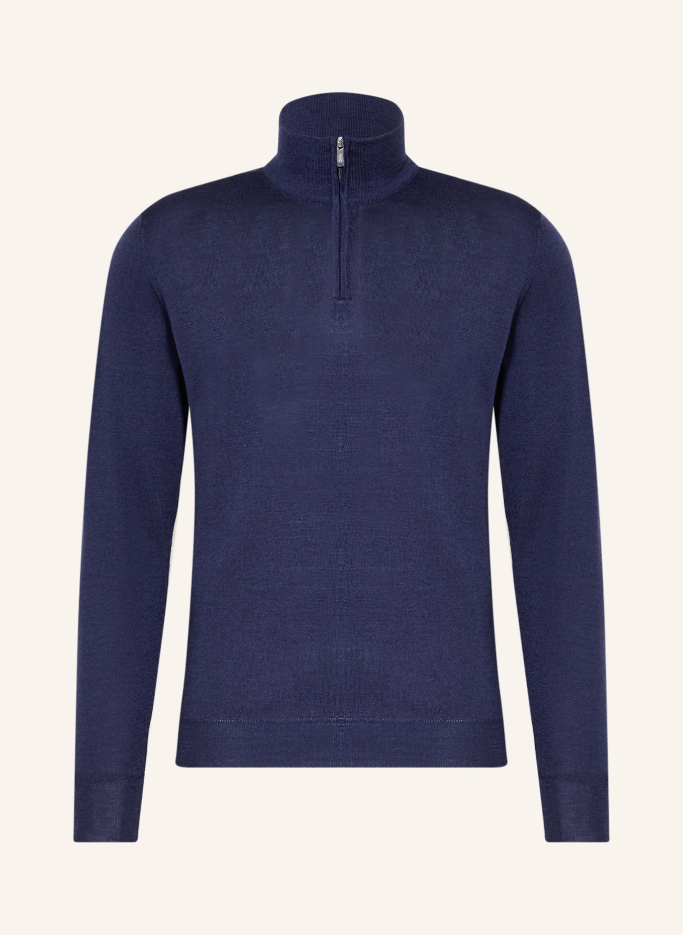 FEDELI Half-zip sweater, Color: DARK BLUE (Image 1)