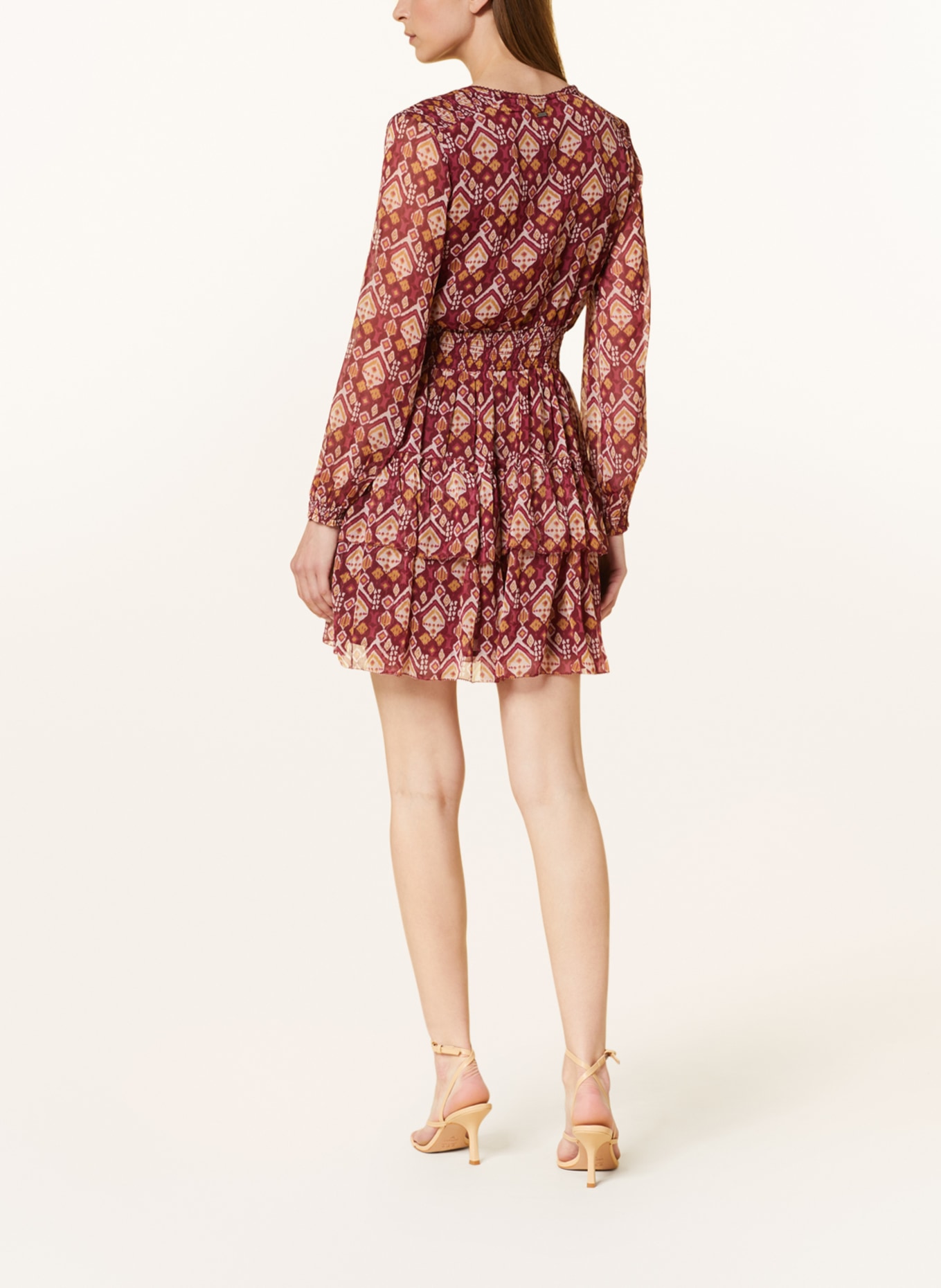 Pepe Jeans Dress GALA, Color: DARK RED/ LIGHT RED/ DARK YELLOW (Image 3)