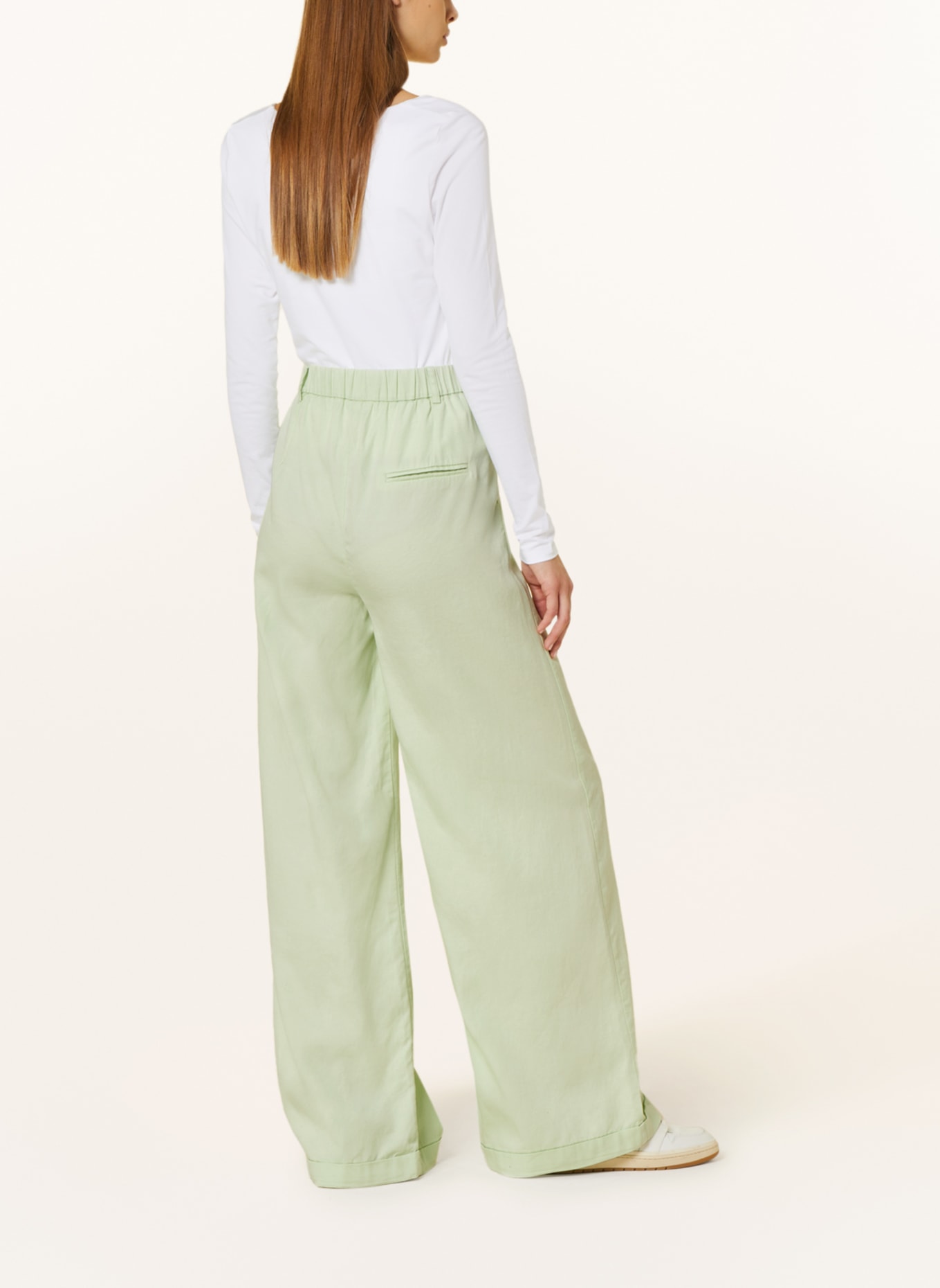 Pepe Jeans Trousers MONNA, Color: LIGHT GREEN (Image 3)
