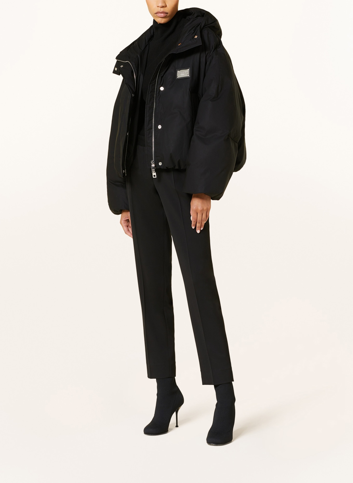 DOLCE & GABBANA Quilted jacket, Color: BLACK (Image 2)