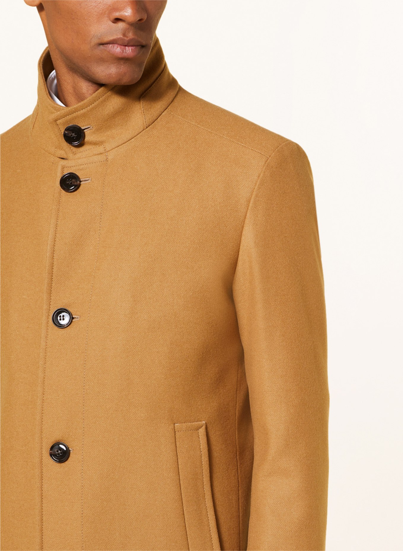 STRELLSON Wool coat FINCHLEY 2.0, Color: BEIGE (Image 4)