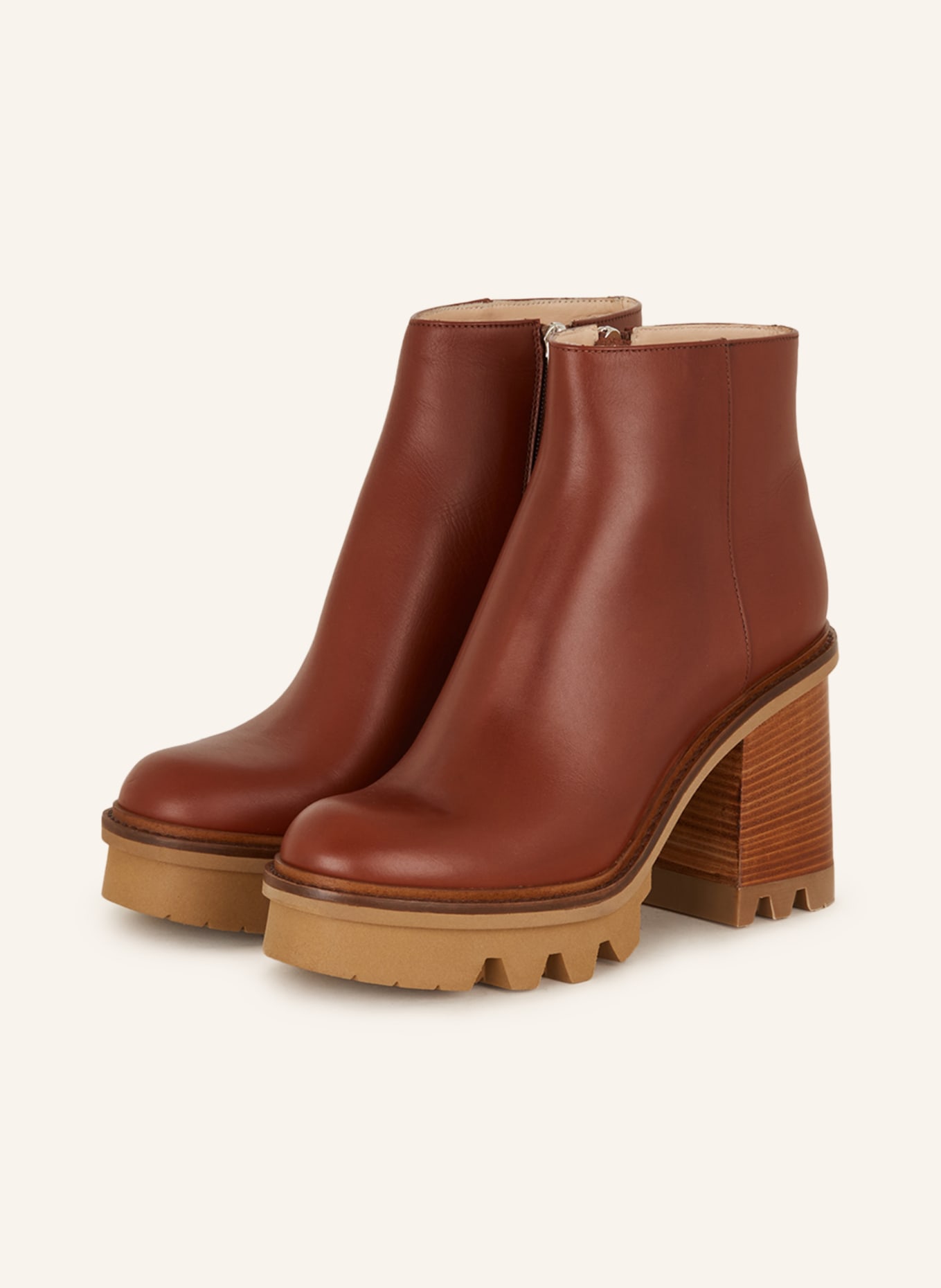 AGL Boots NATALIA, Color: BROWN (Image 1)