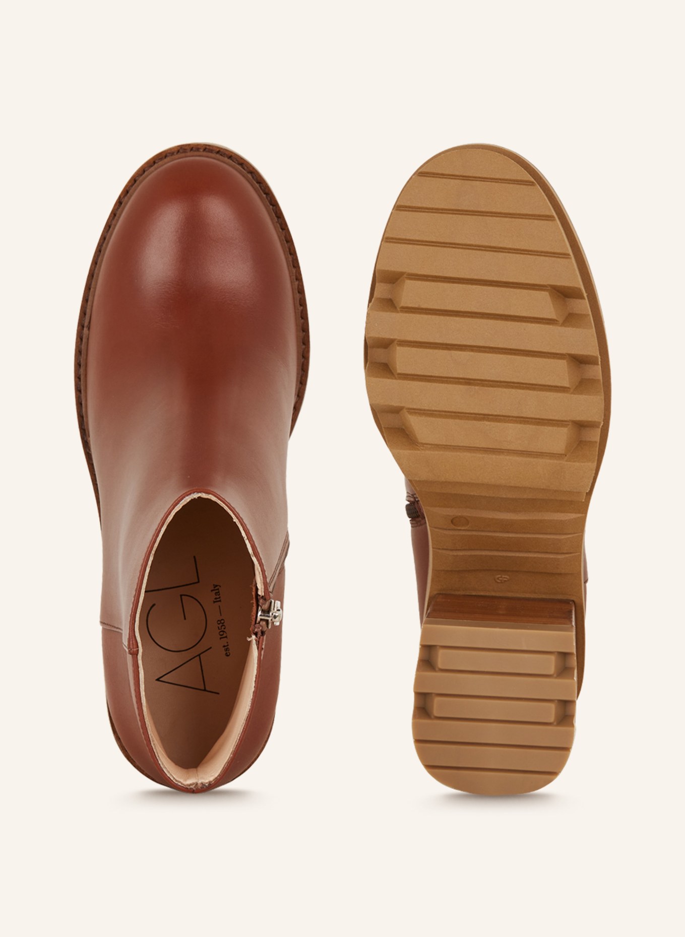 AGL Boots NATALIA, Color: BROWN (Image 6)