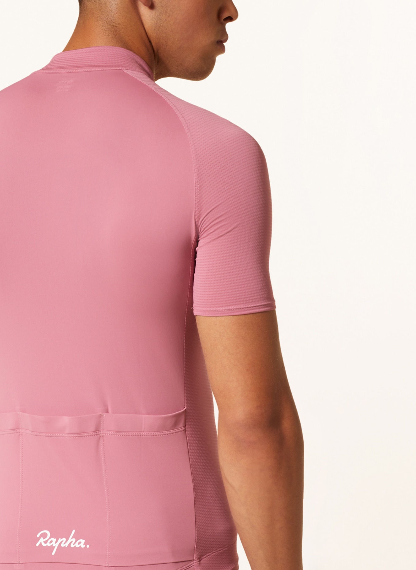 Rapha Cycling jersey CORE LIGHTWEIGHT JERSEY in dusky pink/ white