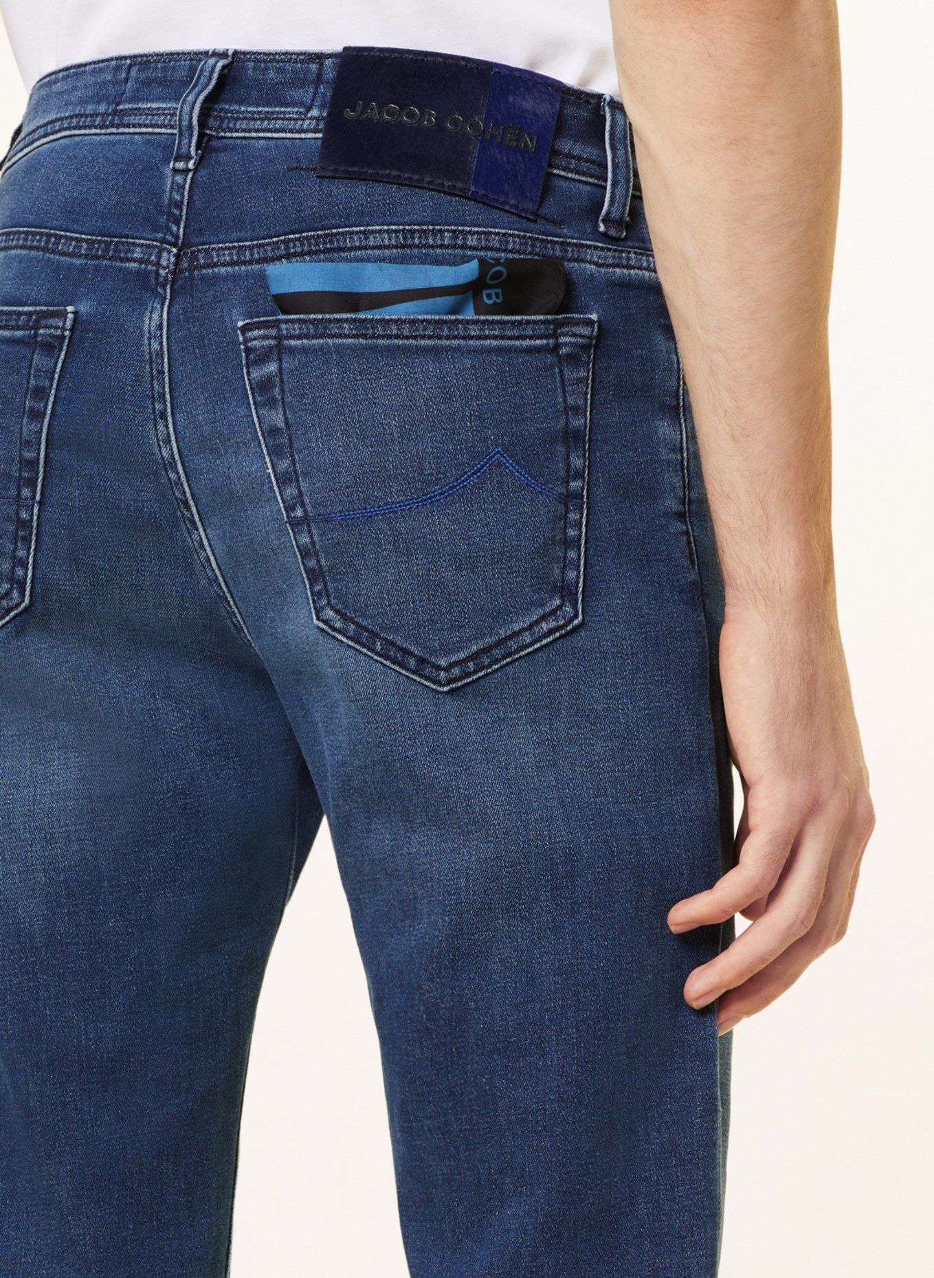JACOB COHEN Jeans BARD Slim Fit, Farbe: 470D Mid Blue (Bild 6)