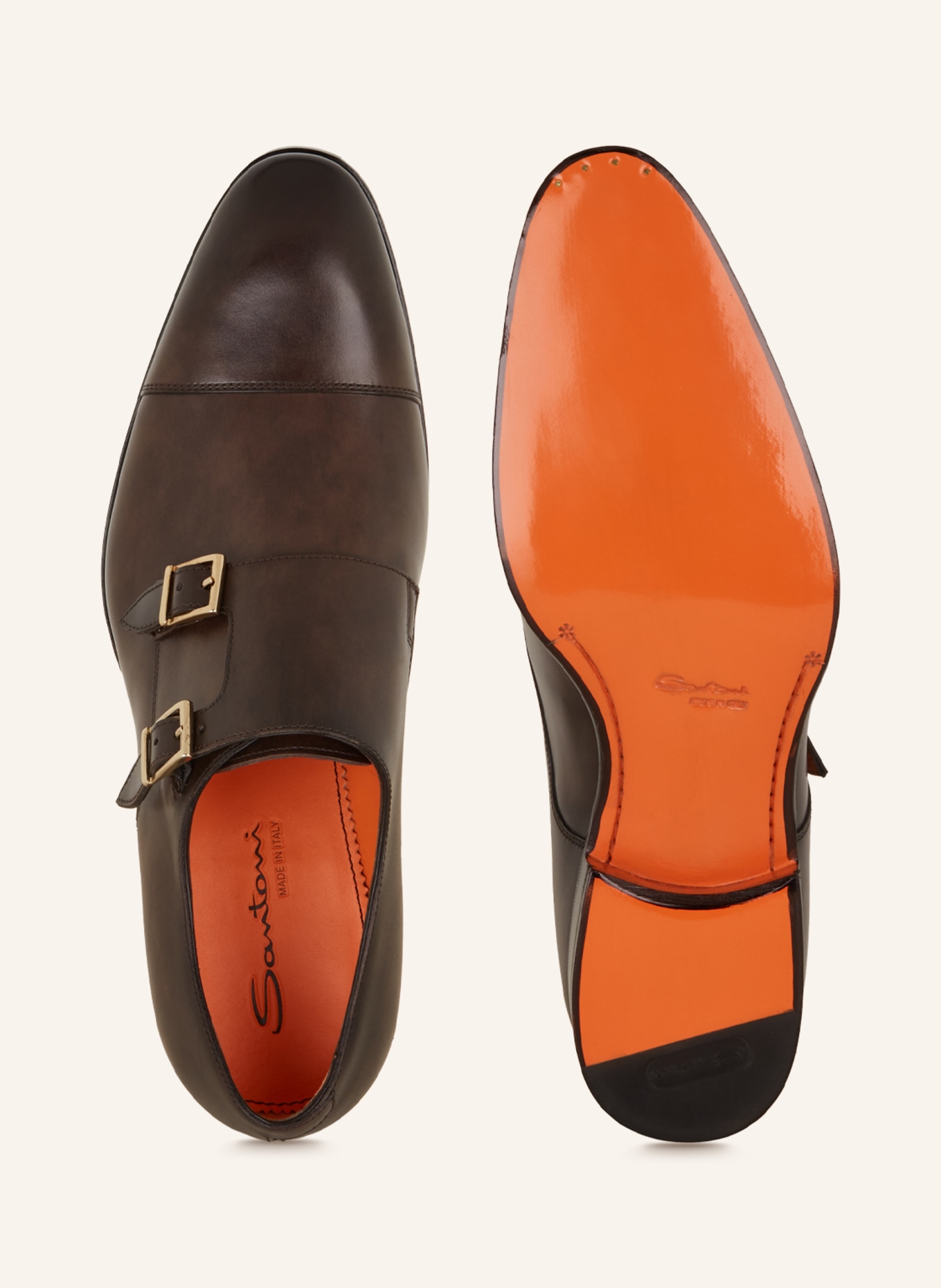 Santoni Double-Monks, Farbe: DUNKELBRAUN (Bild 5)