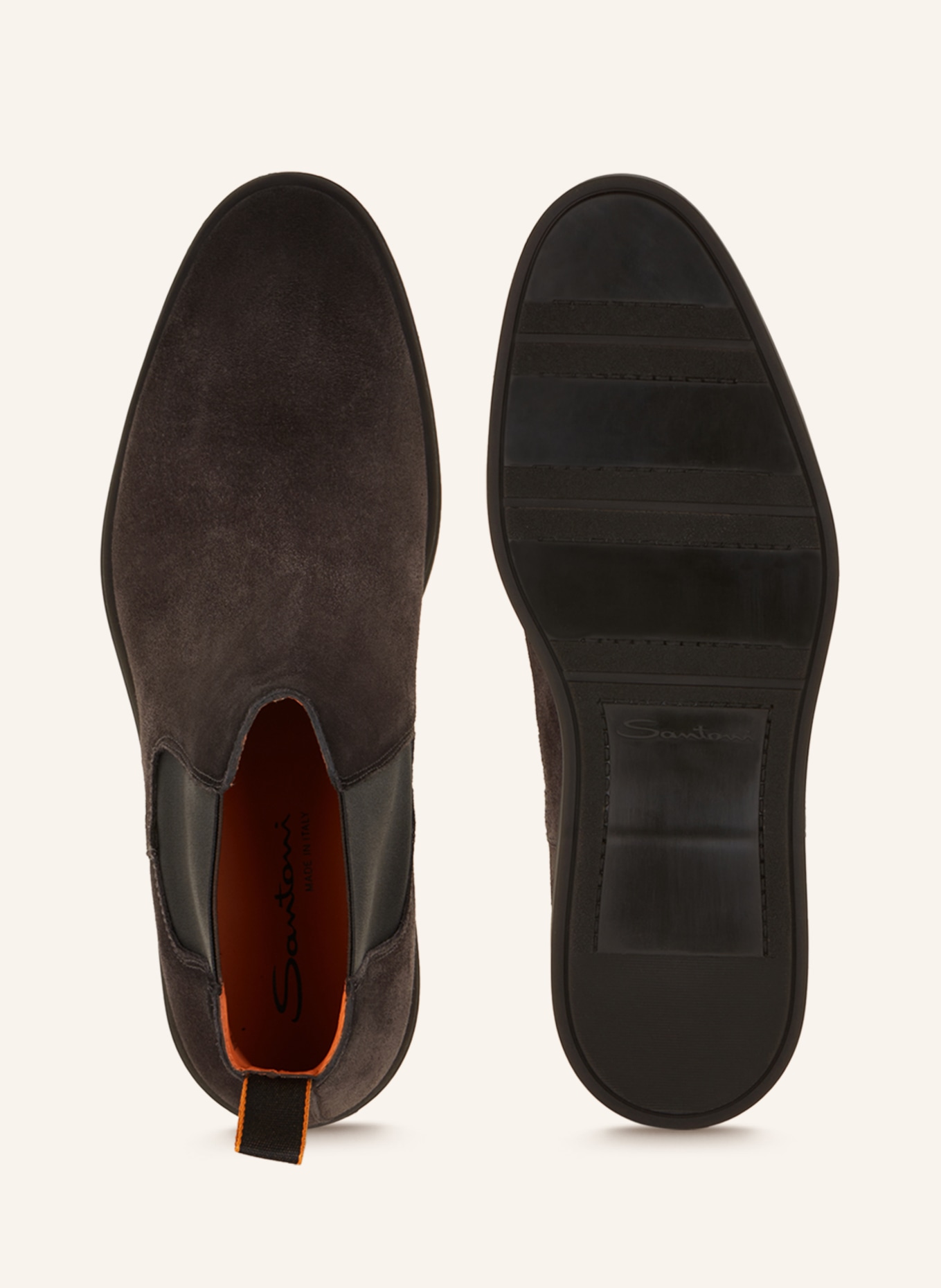 Santoni Chelsea-Boots, Farbe: DUNKELGRAU (Bild 5)