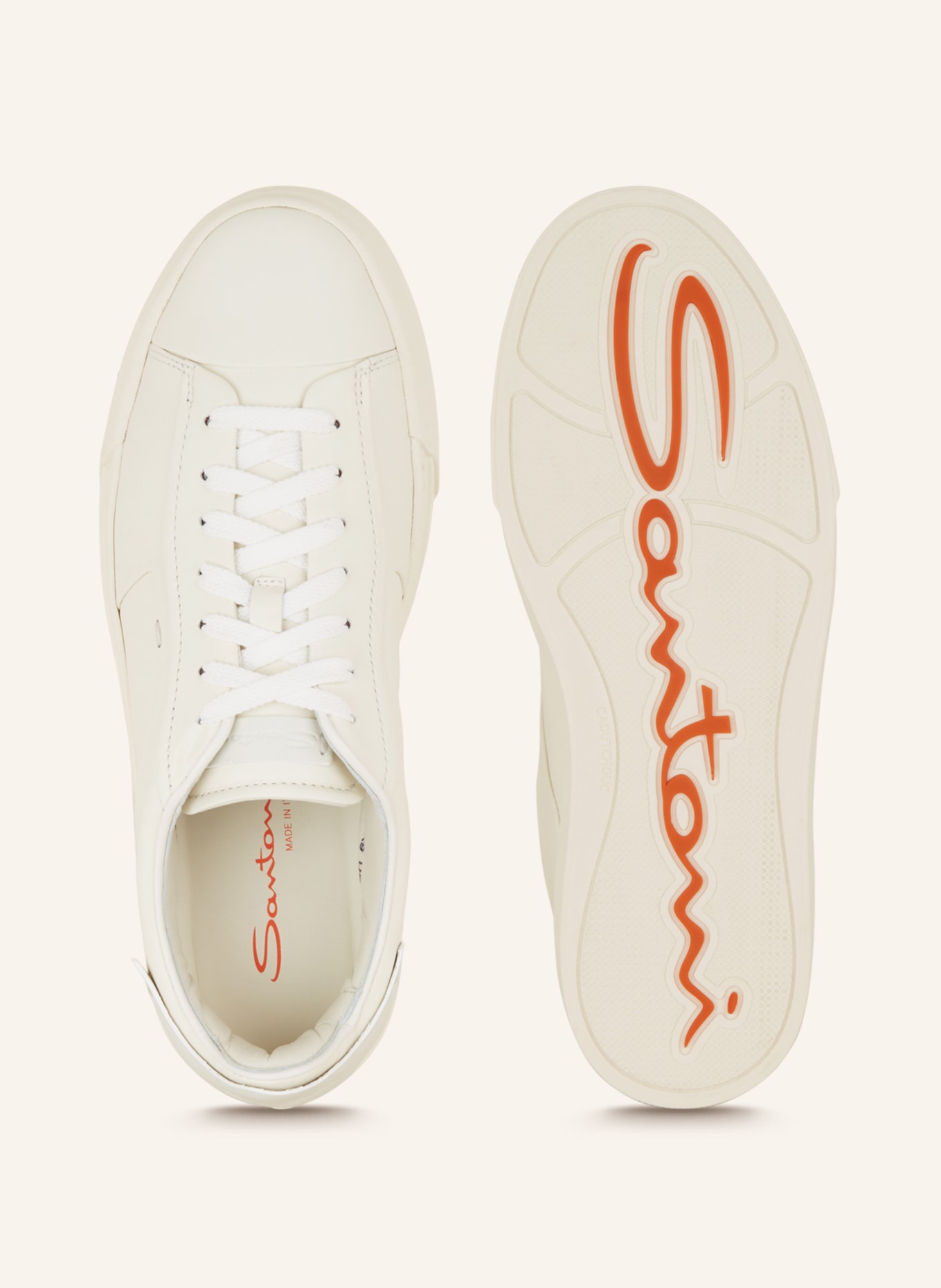 Santoni Sneakers, Color: WHITE (Image 5)