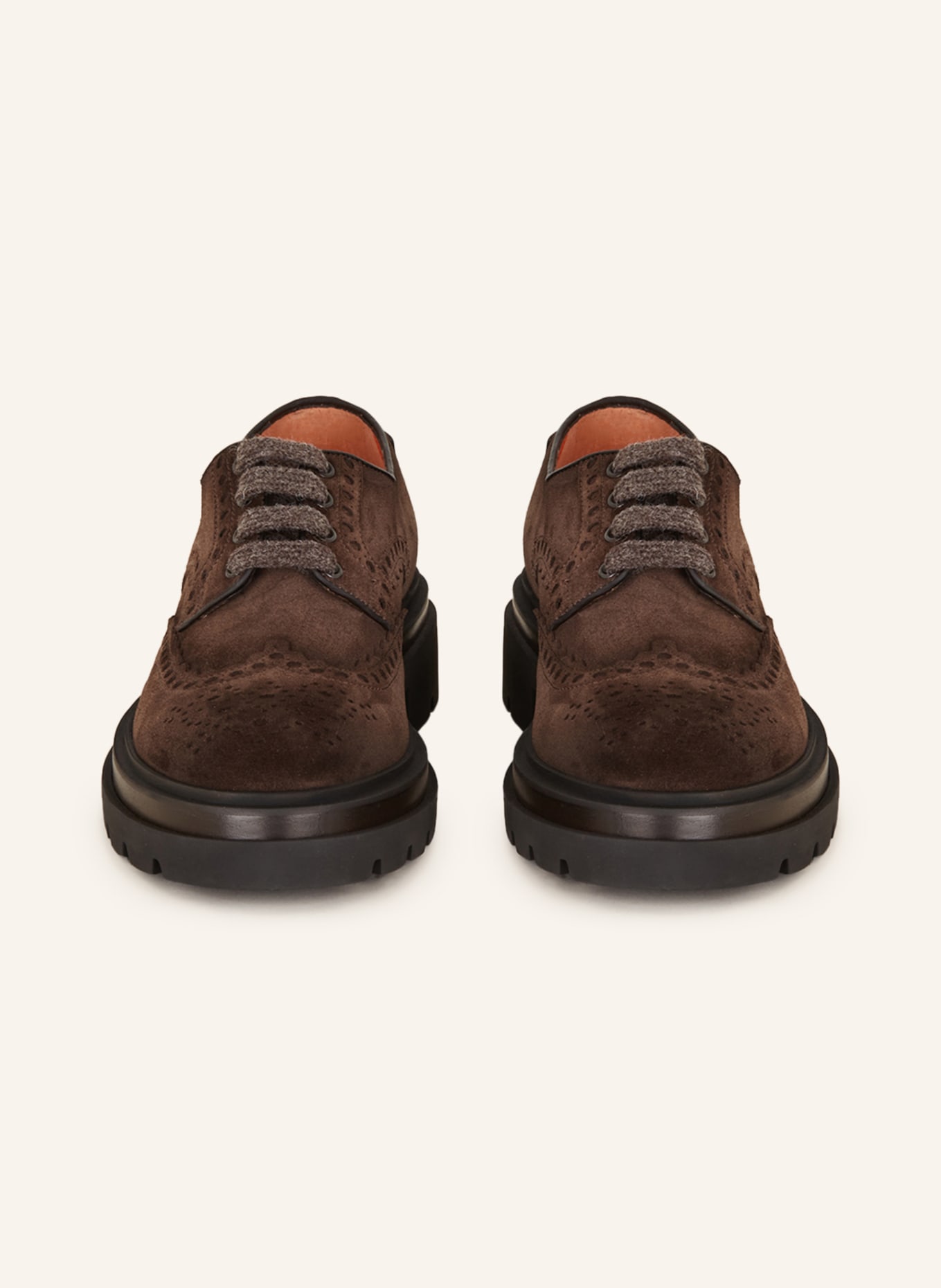Santoni Šněrovací boty, Barva: TMAVĚ HNĚDÁ (Obrázek 3)