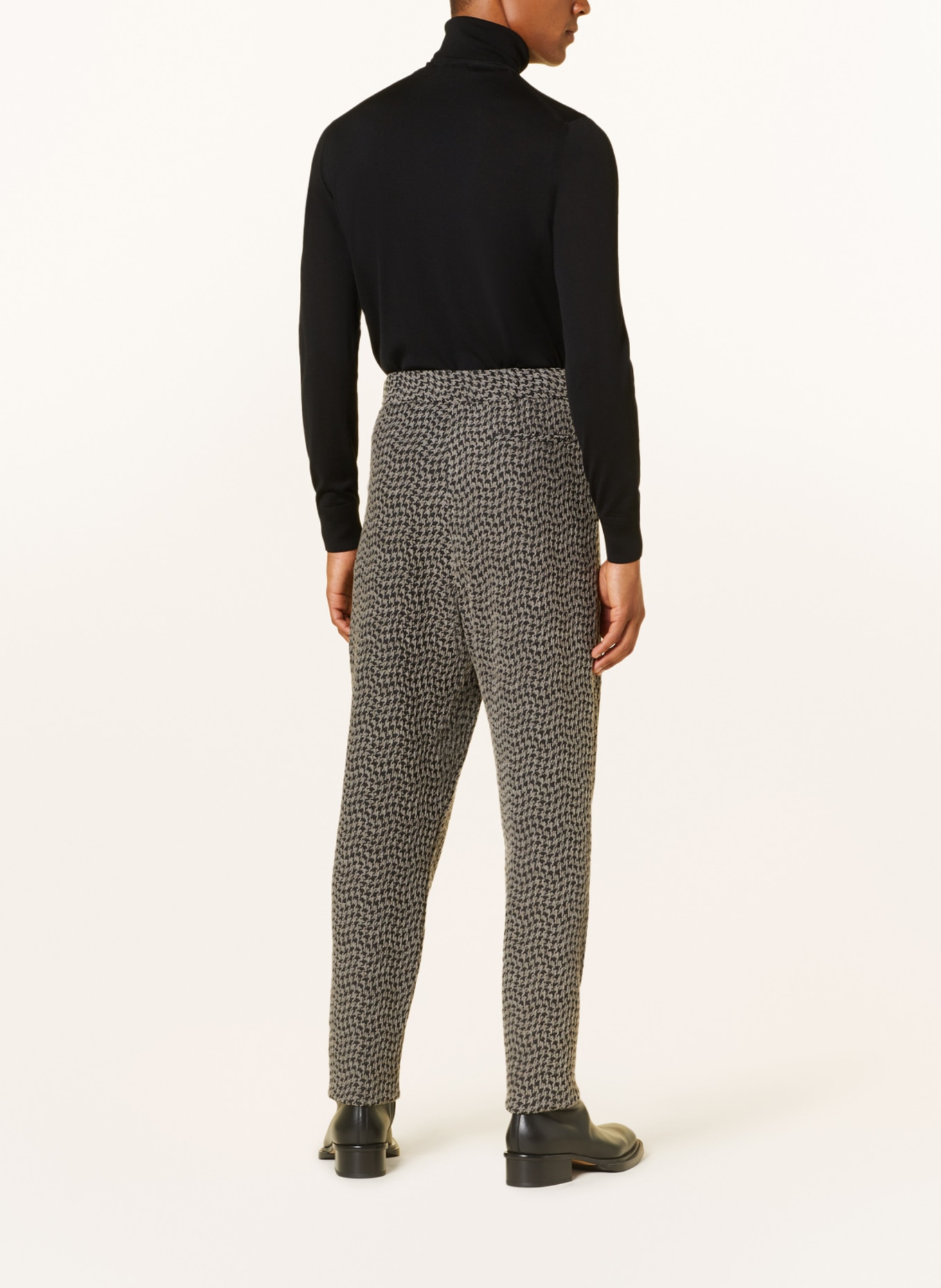 GIORGIO ARMANI Suit trousers extra slim fit, Color: TAUPE/ BLACK (Image 4)