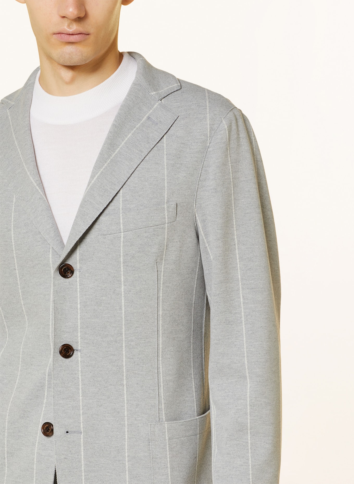 eleventy Suit jacket extra slim fit, Color: 13 LIGHT GREY (Image 5)