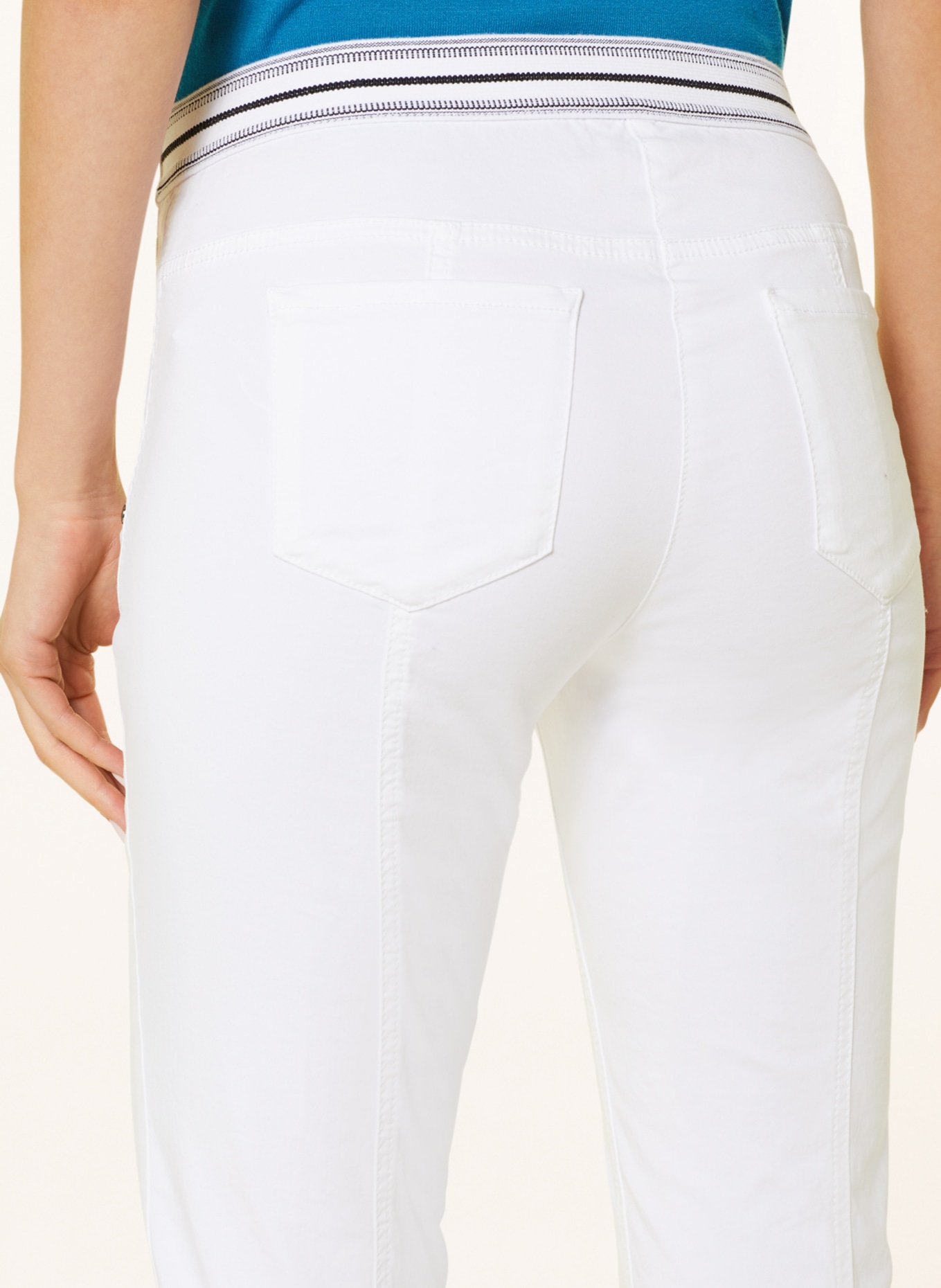 LUISA CERANO Skinny jeans, Color: WHITE (Image 5)