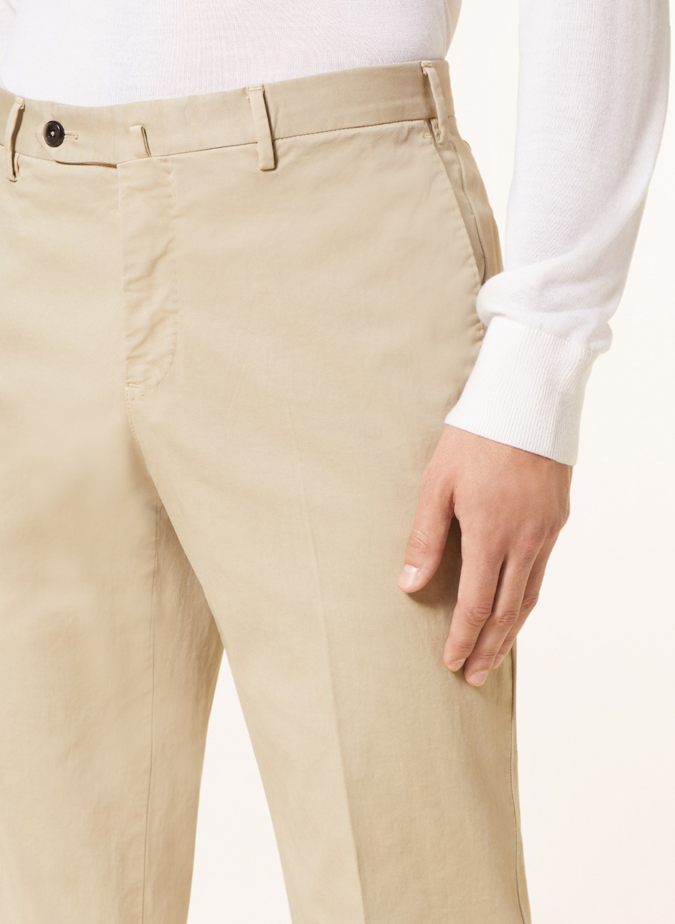 PT TORINO Chino kalhoty Slim Fit, Barva: BÉŽOVÁ (Obrázek 5)