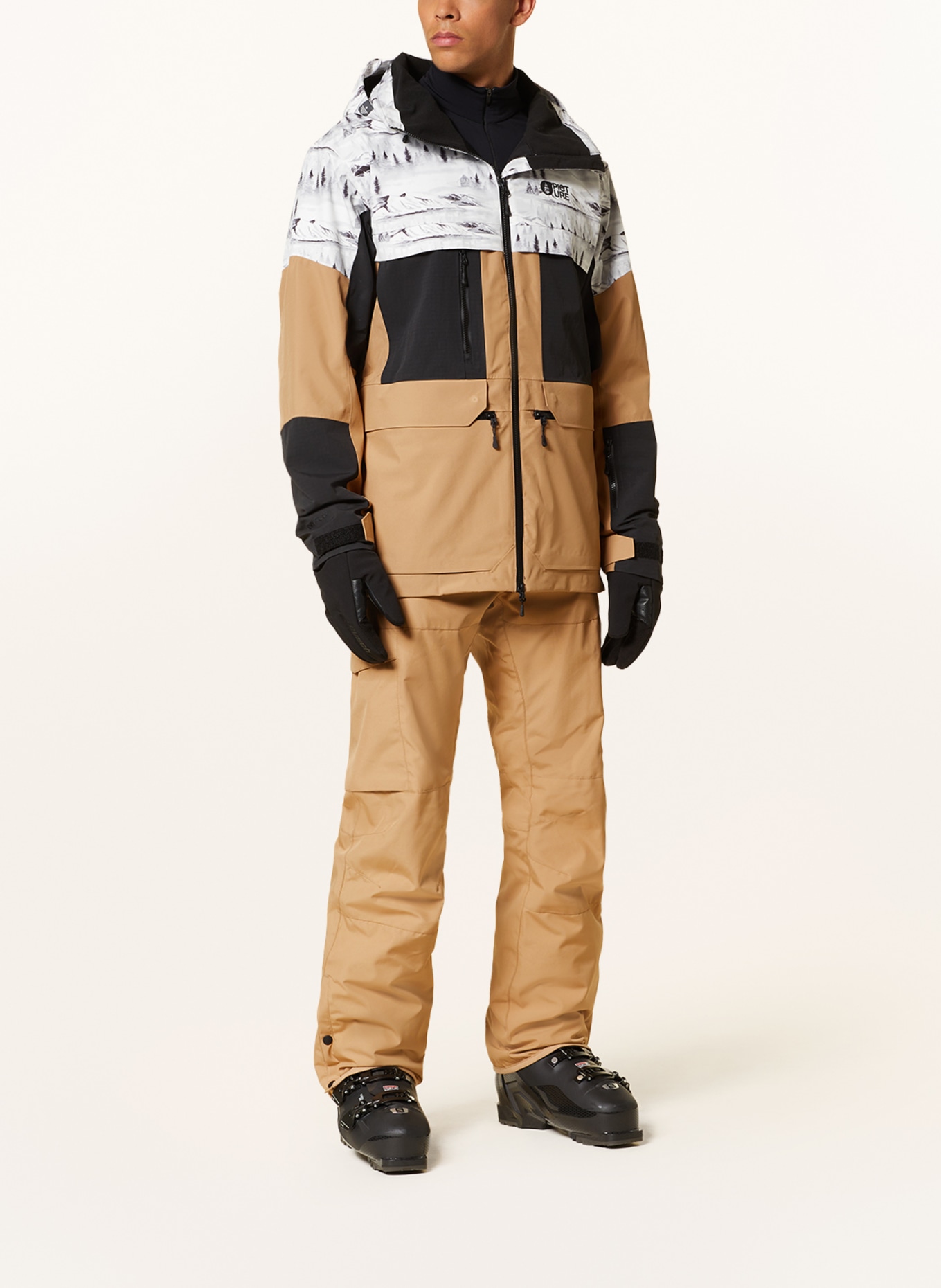PICTURE Ski pants PLAN, Color: CAMEL (Image 2)