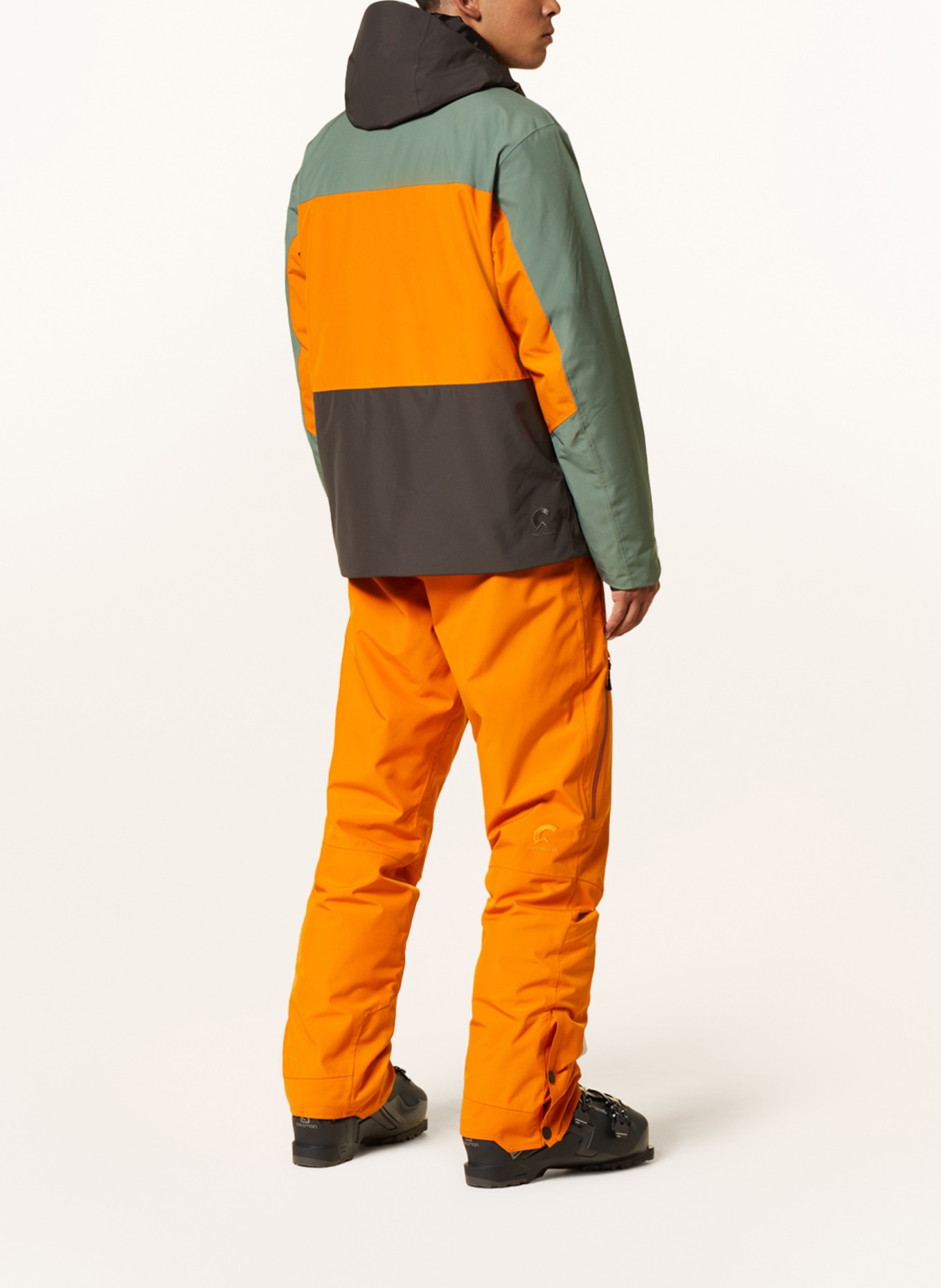 PICTURE Ski jacket OBJECT, Color: OLIVE/ ORANGE/ DARK GRAY (Image 3)