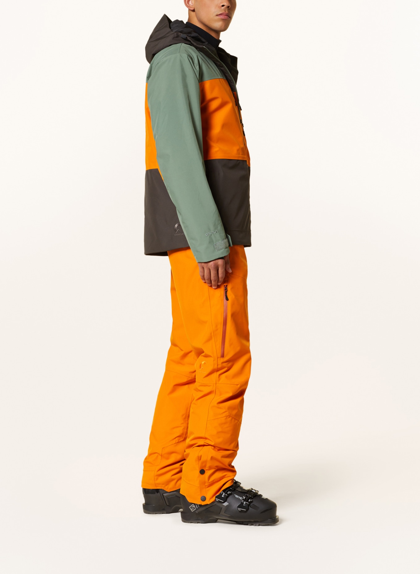 PICTURE Ski jacket OBJECT, Color: OLIVE/ ORANGE/ DARK GRAY (Image 4)