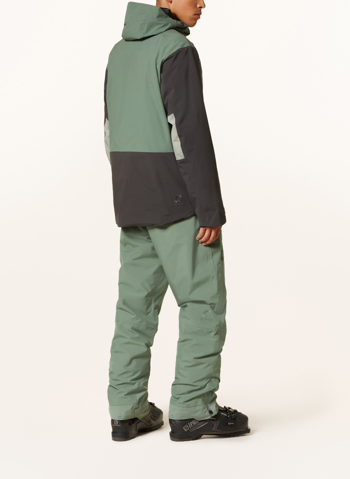 PICTURE Ski jacket NAIKOON, Color: GREEN/ DARK GRAY (Image 3)