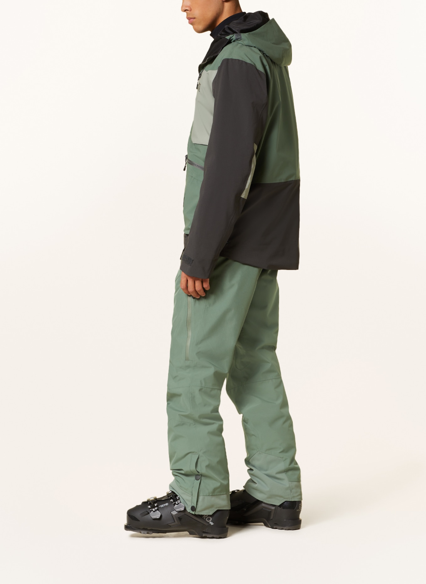 PICTURE Ski jacket NAIKOON, Color: GREEN/ DARK GRAY (Image 4)