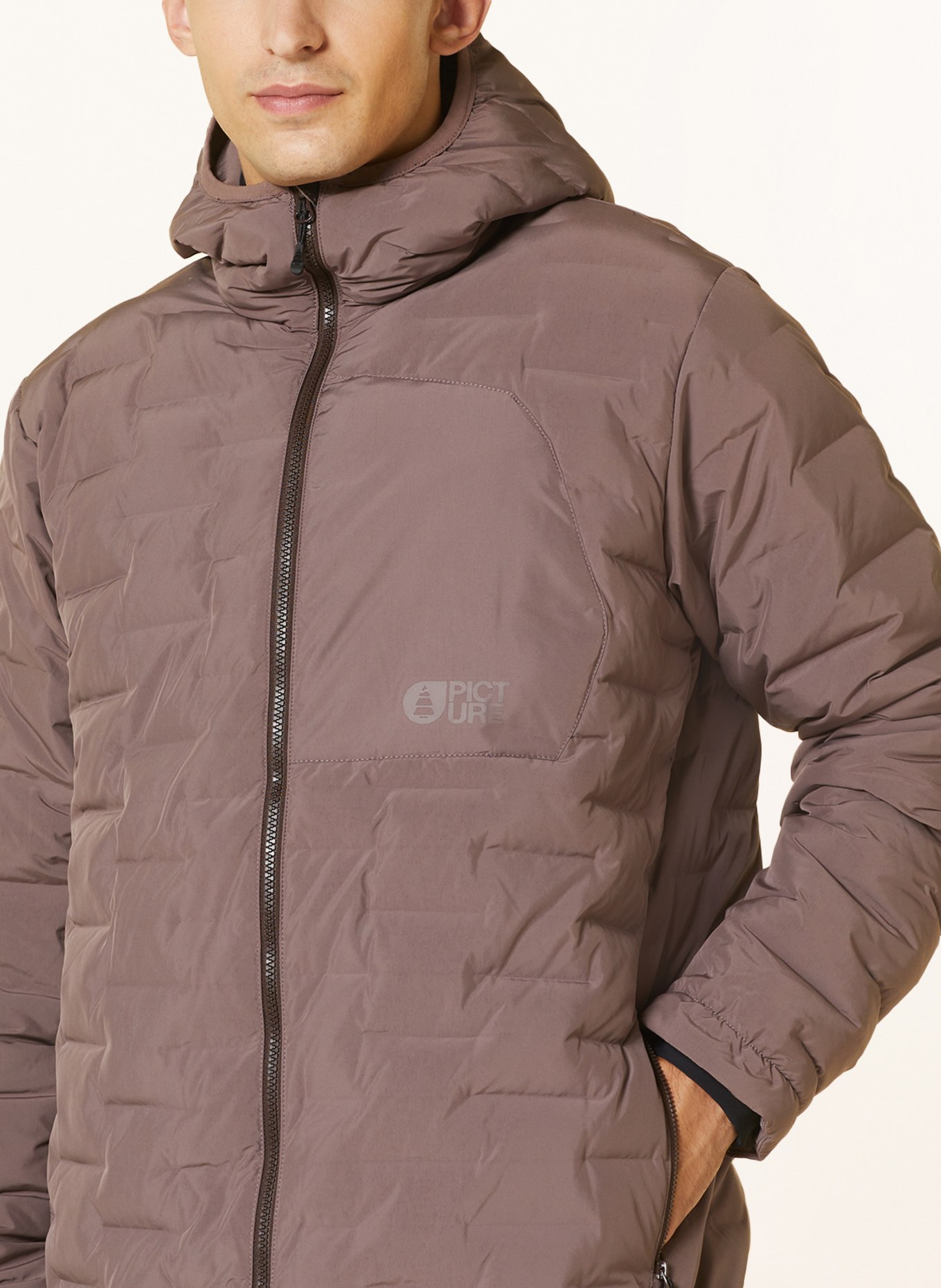 PICTURE Quilted jacket MOHE, Color: TAUPE (Image 4)