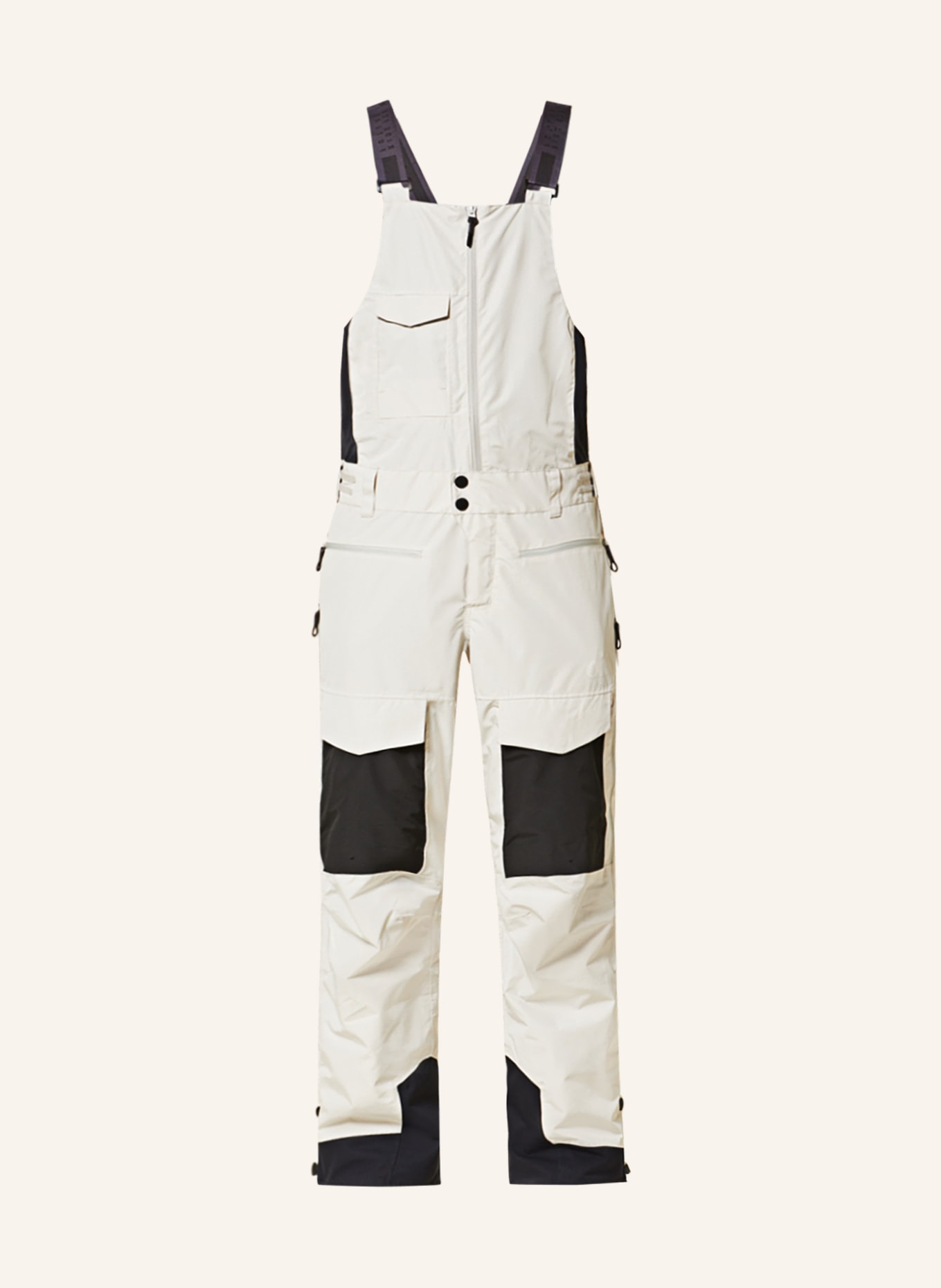 PICTURE Spodnie narciarskie U99, Kolor: JASNOCZARY/ CZARNY (Obrazek 1)