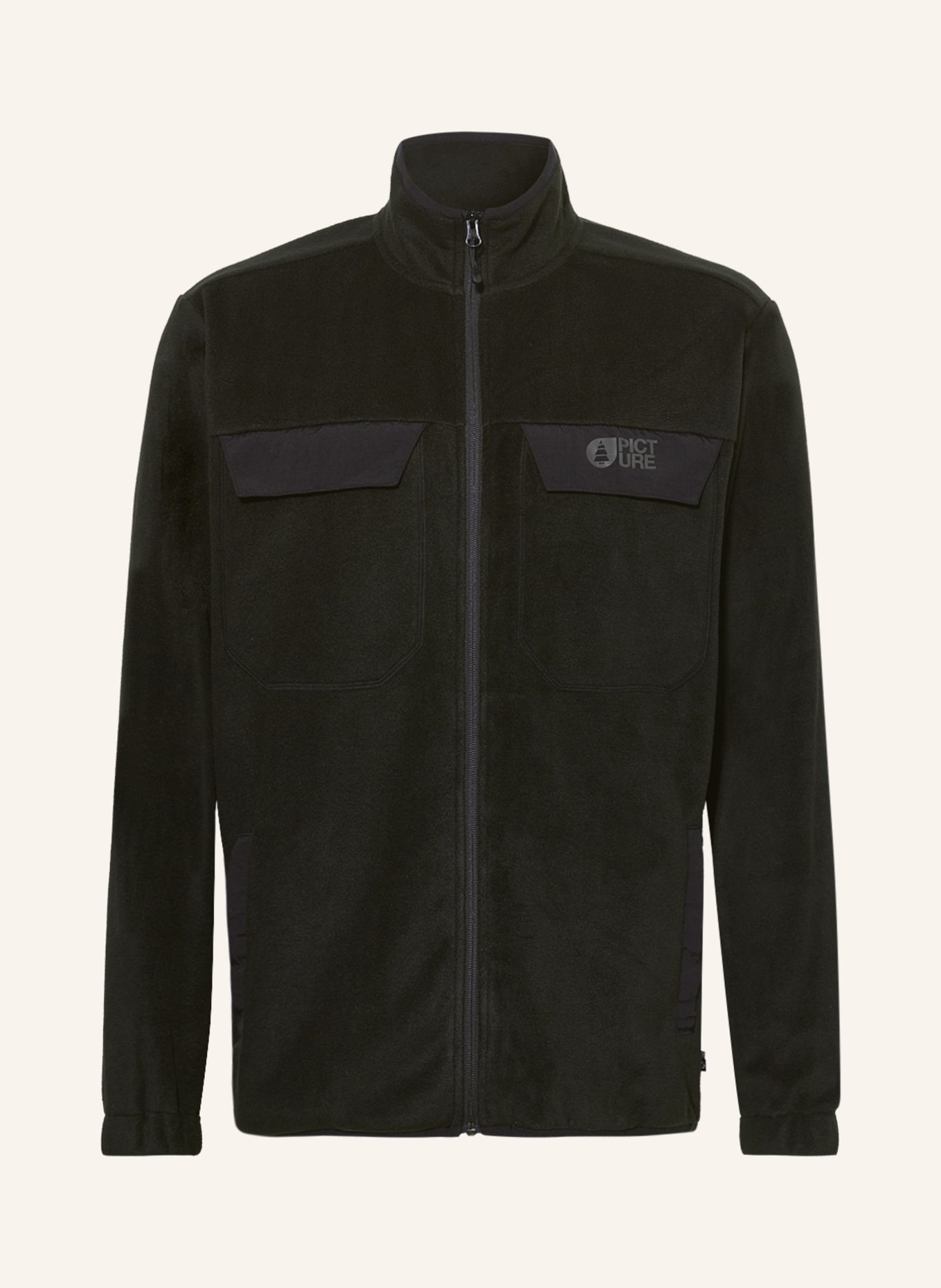 PICTURE Fleece jacket ARTIM, Color: BLACK (Image 1)