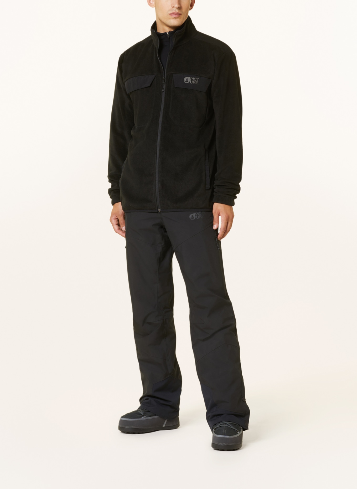PICTURE Fleece jacket ARTIM, Color: BLACK (Image 2)