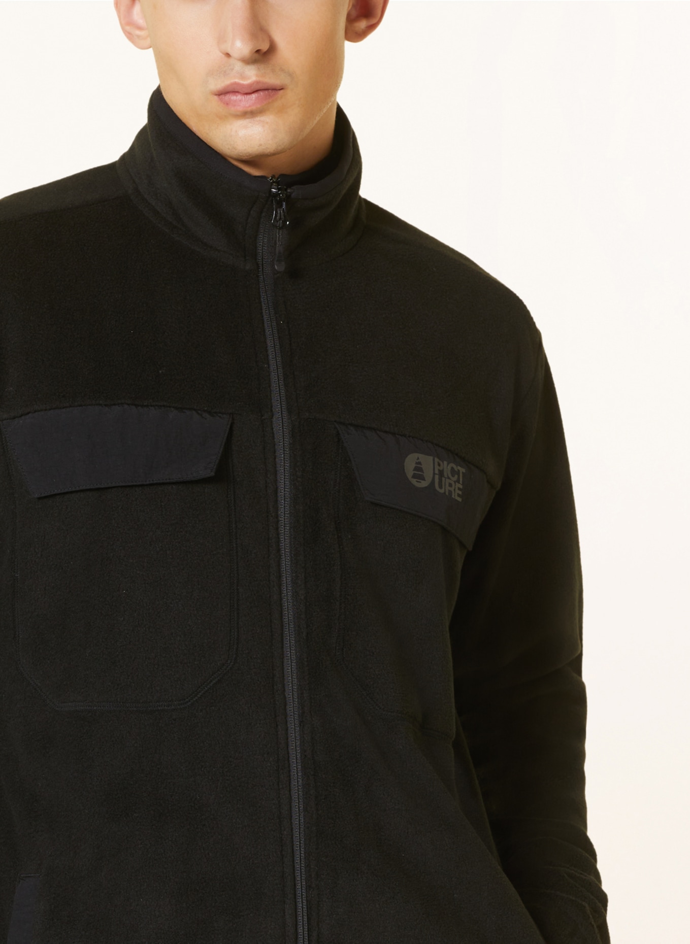 PICTURE Fleece jacket ARTIM, Color: BLACK (Image 4)